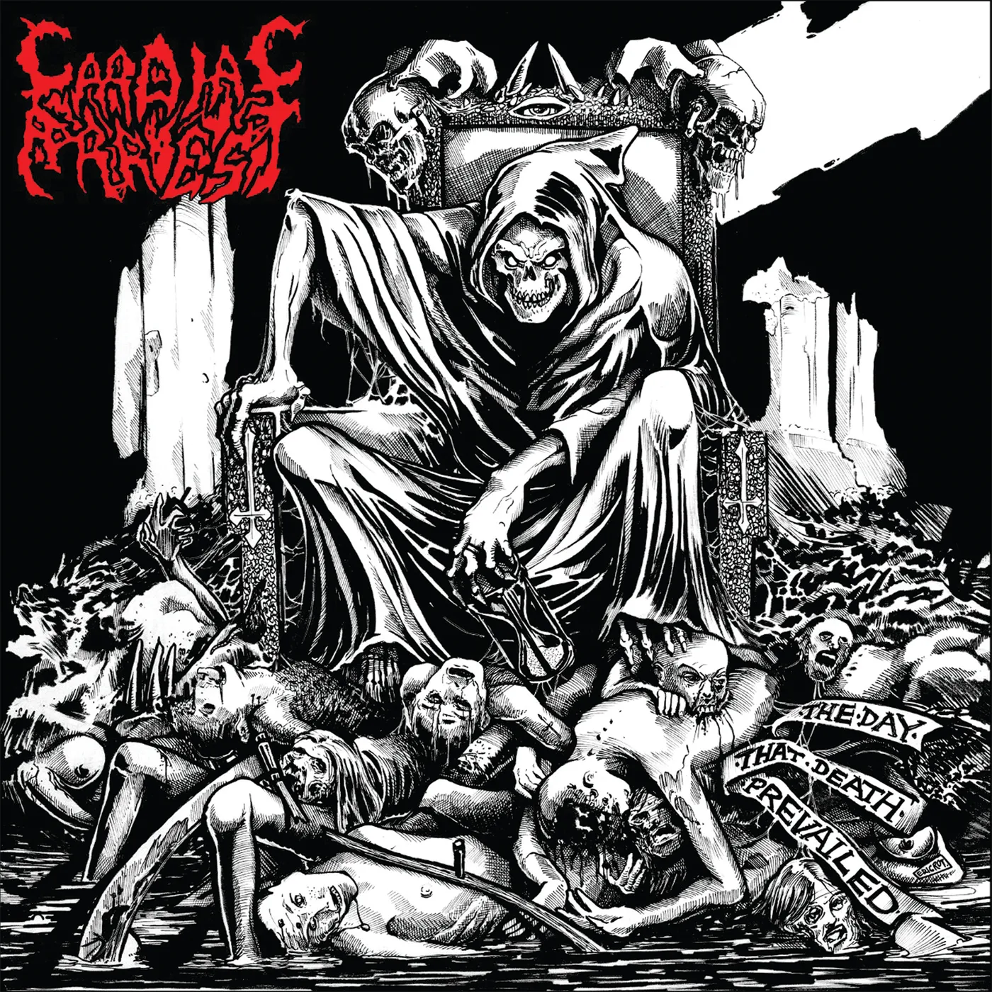 Cardiac Arrest DAY THAT DEATH PREVAILED Vinyl Record