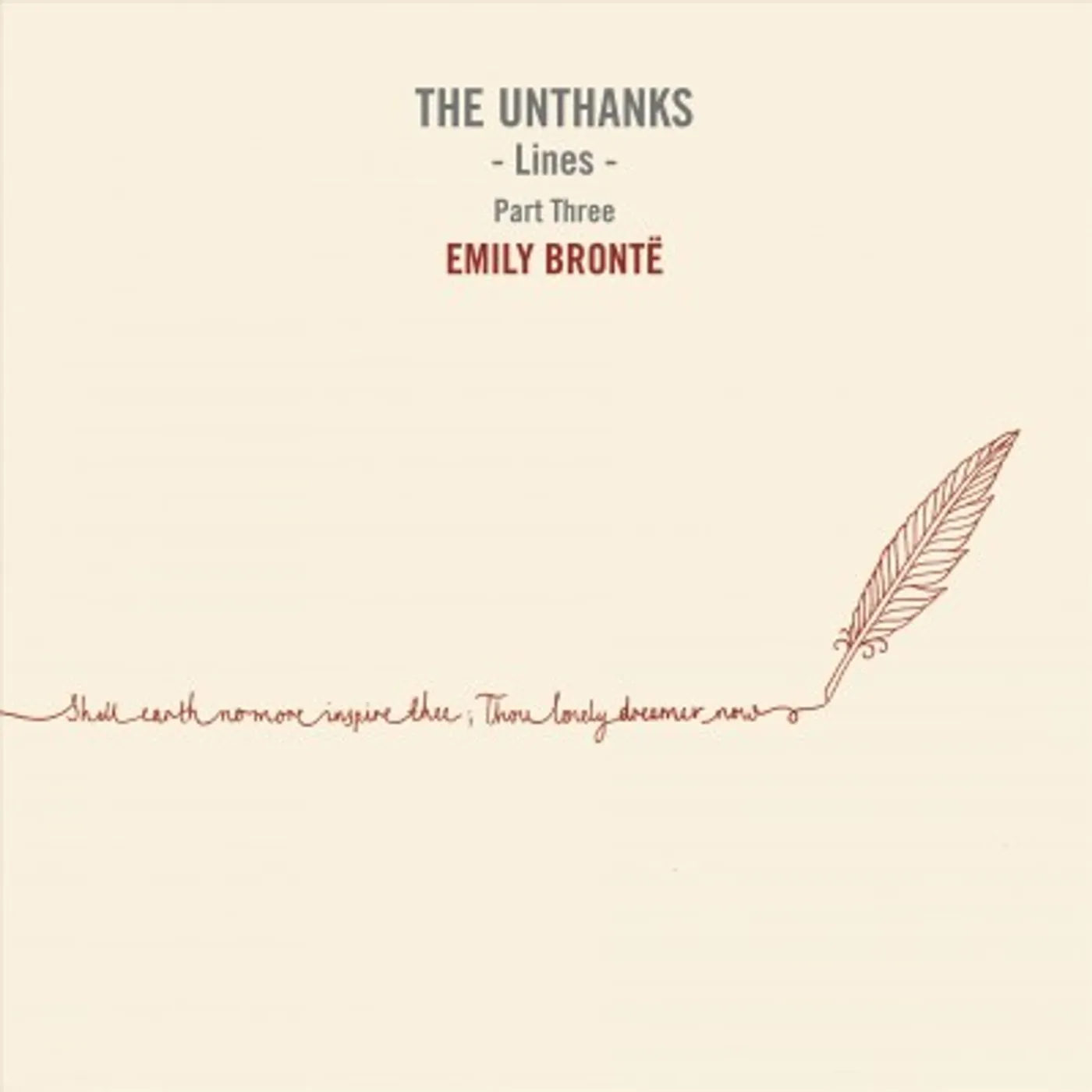 The Unthanks Lines Part Three: Emily Bronte Vinyl Record