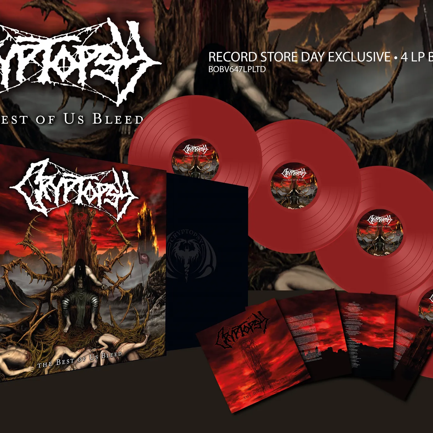 Cryptopsy BEST OF US BLEED Vinyl Record