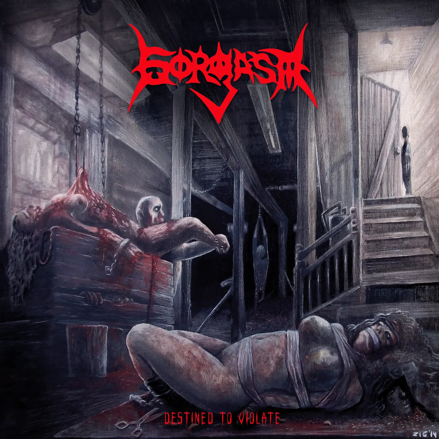 Gorgasm Destined to violate Vinyl Record