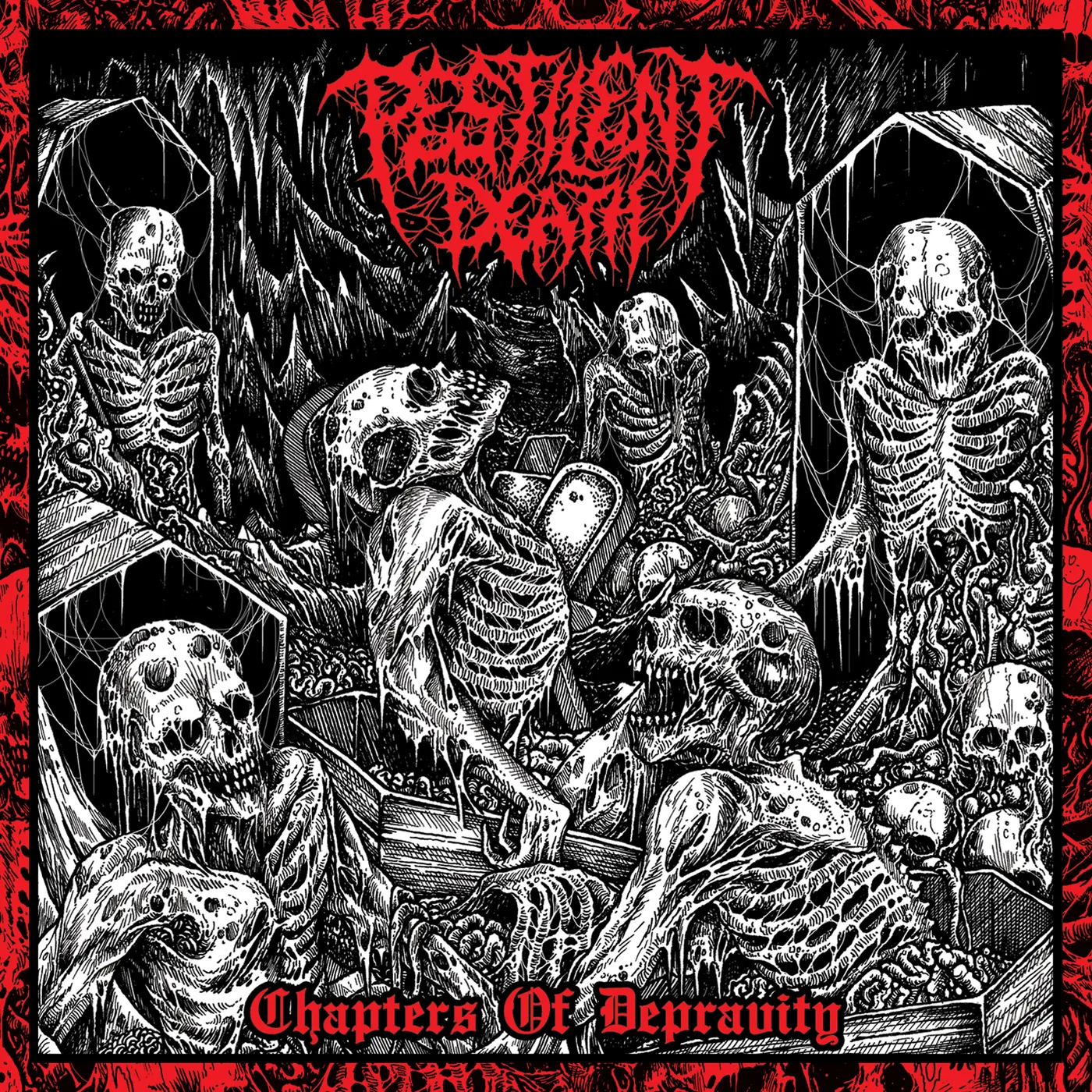 Pestilent Death Chapters of depravity Vinyl Record