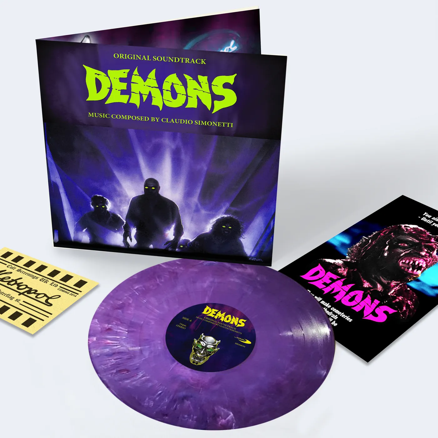 Claudio Simonetti DEMONS ORIGINAL SOUNDTRACK Vinyl Record