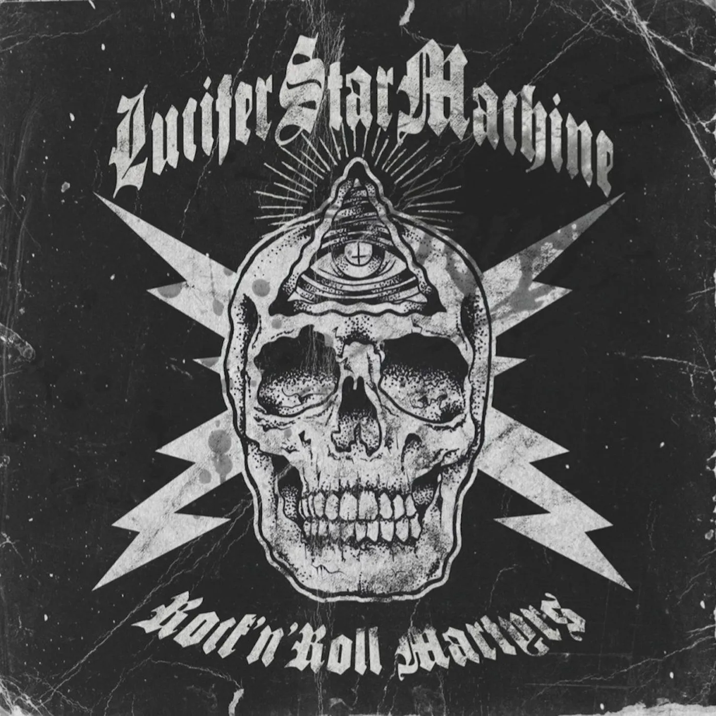 Lucifer Star Machine Rock 'n' Roll Martyrs (Black/White Splat Vinyl Record