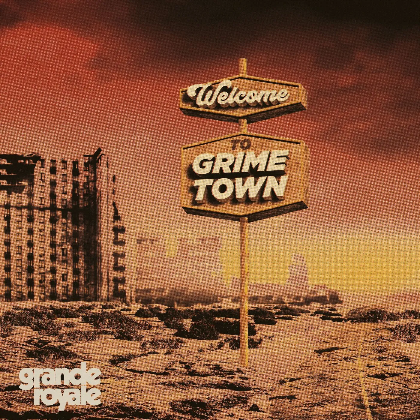 Grande Royale Welcome To Grime Town (Transparent Red V Vinyl Record