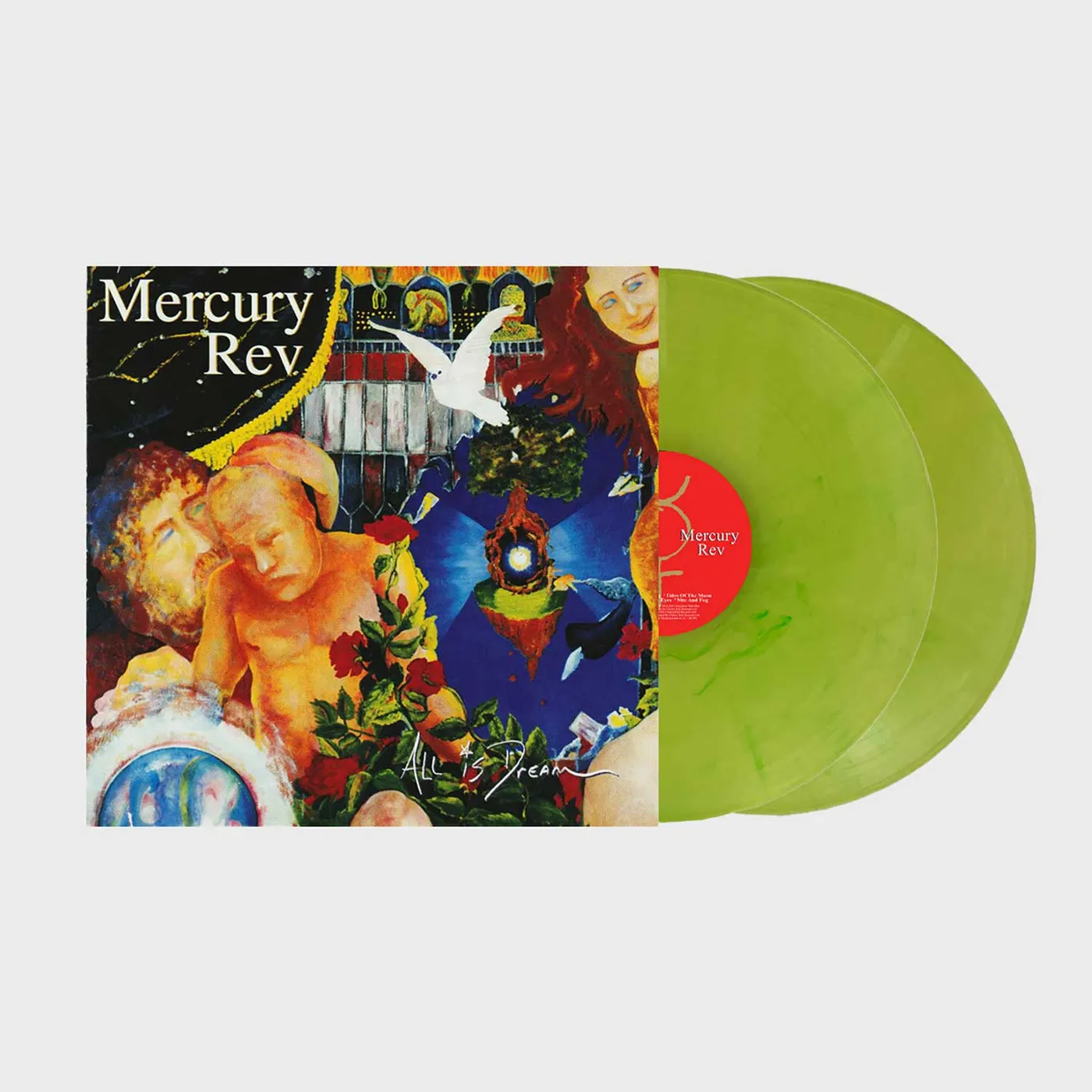 Mercury Rev All Is Dream: Yellow And Green Marble Vi Vinyl Record