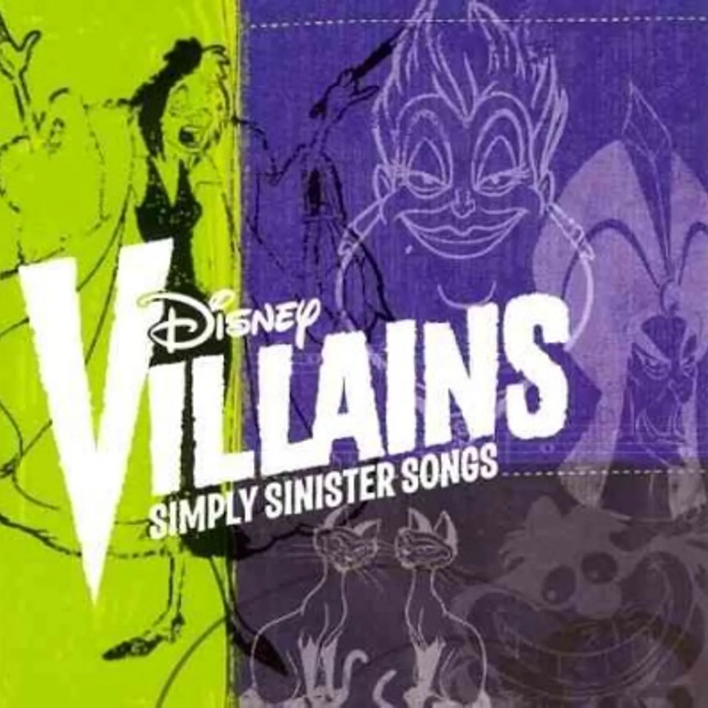 Disney Villains: Simply Sinister Songs CD