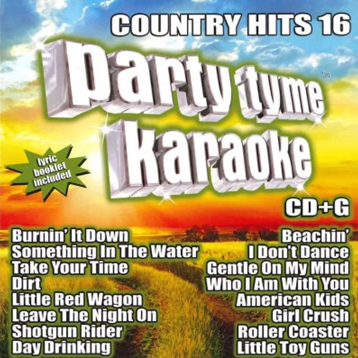 Party Tyme Karaoke COUNTRY HITS 16 (CD+G) CD