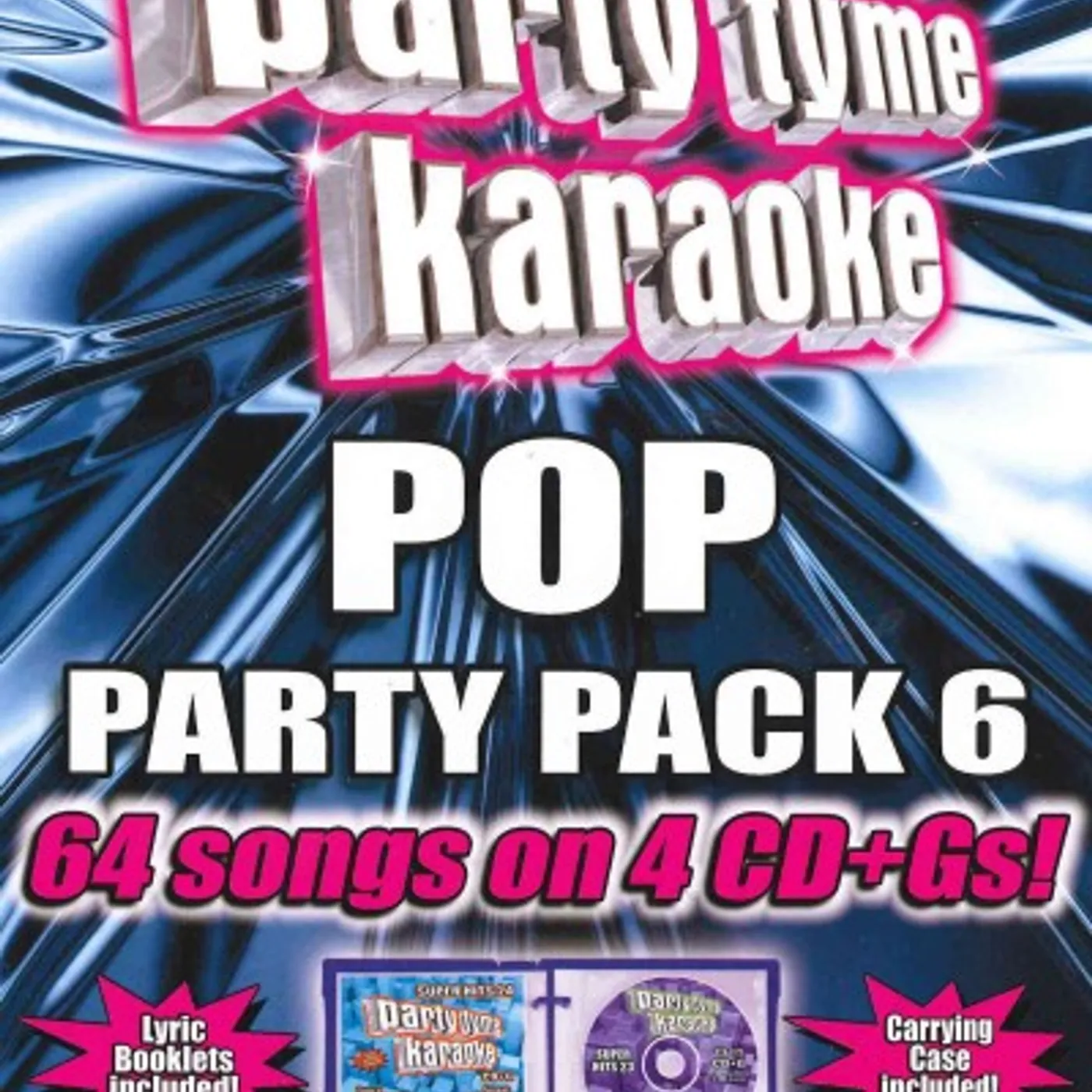 Party Tyme Karaoke POP PARTY PACK 6 CD