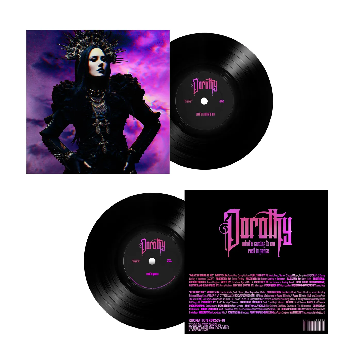 Dorothy What's Coming To Me/Rest In Peace Vinyl Record