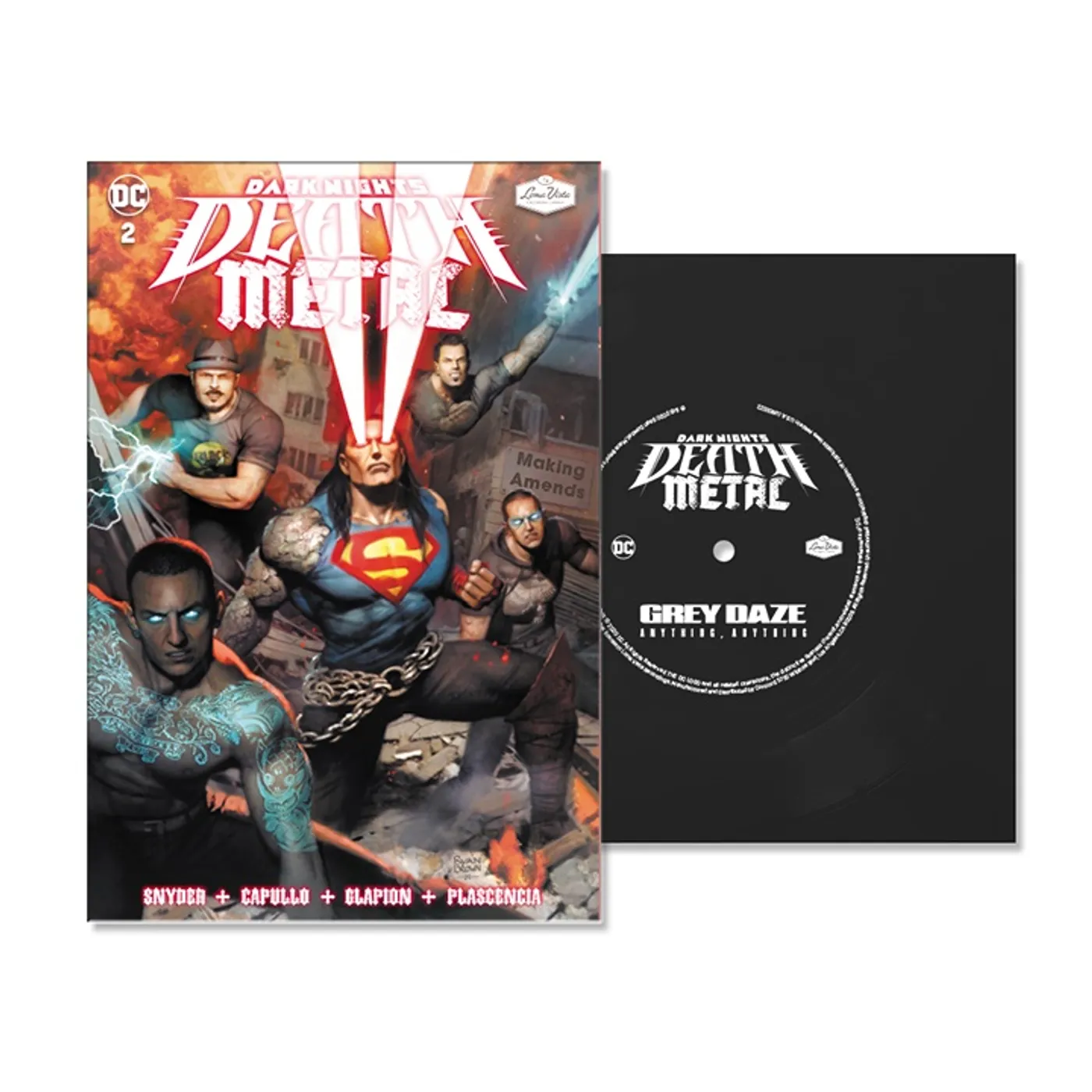Grey Daze Anything, Anything (DC - Dark Nights: Death Metal Version) [7" Single] Vinyl Record