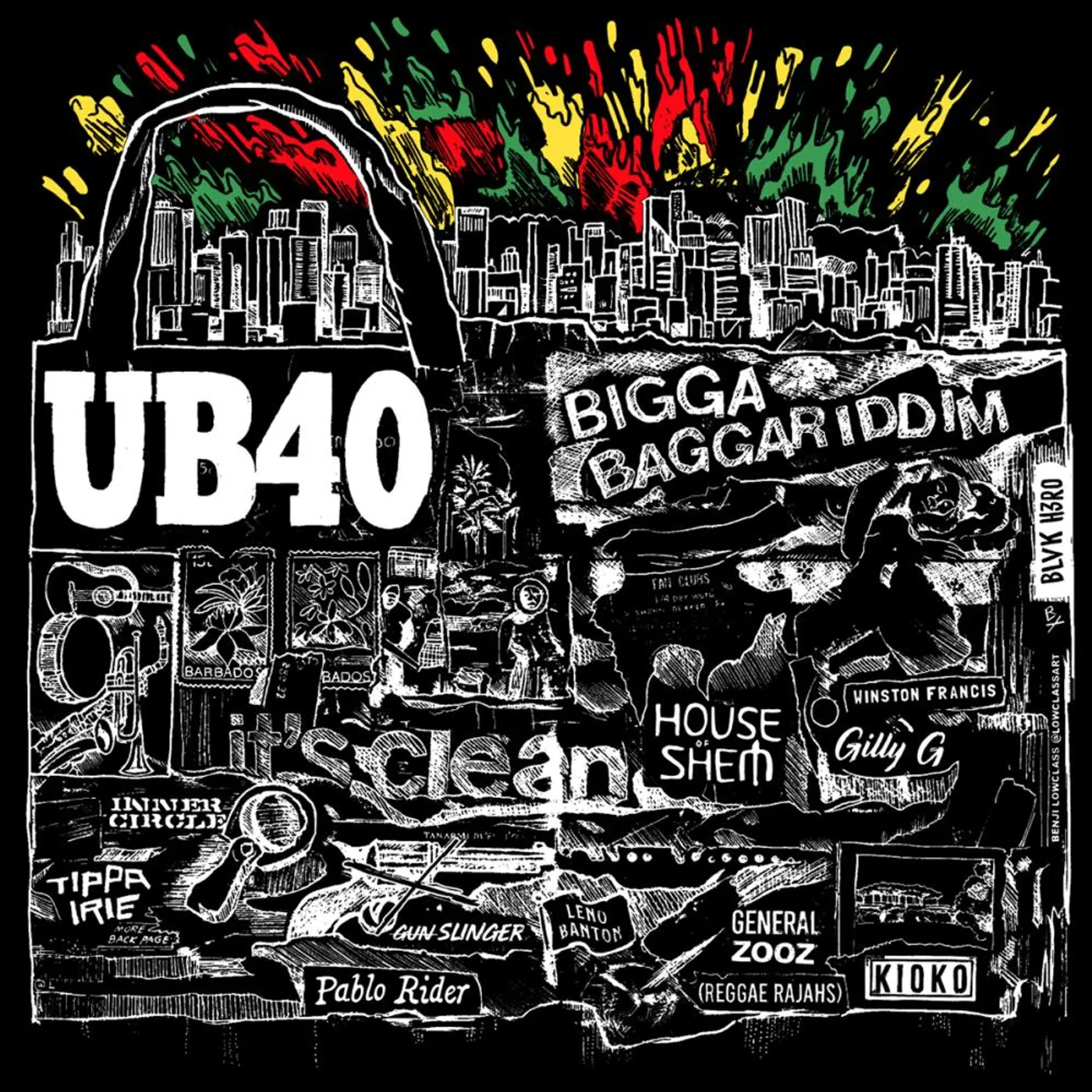 UB40 BIGGA BAGGARIDDIM CD