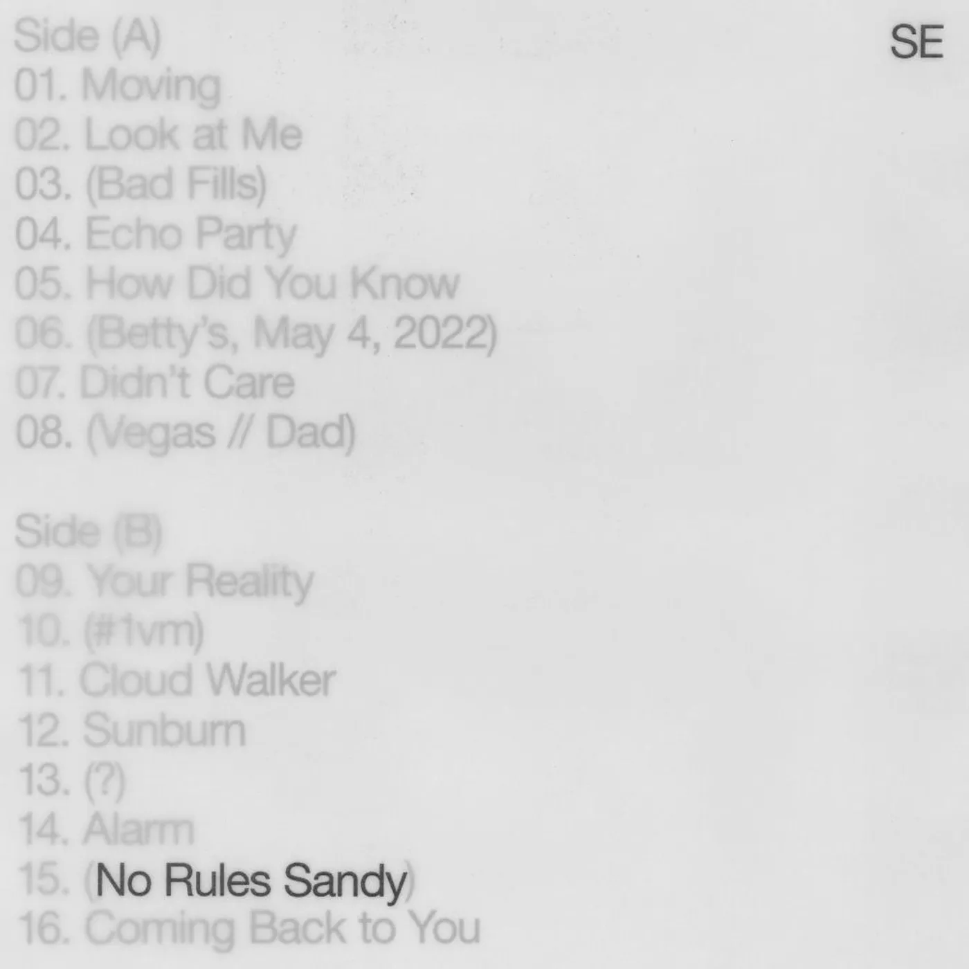 Sylvan Esso NO RULES SANDY CD