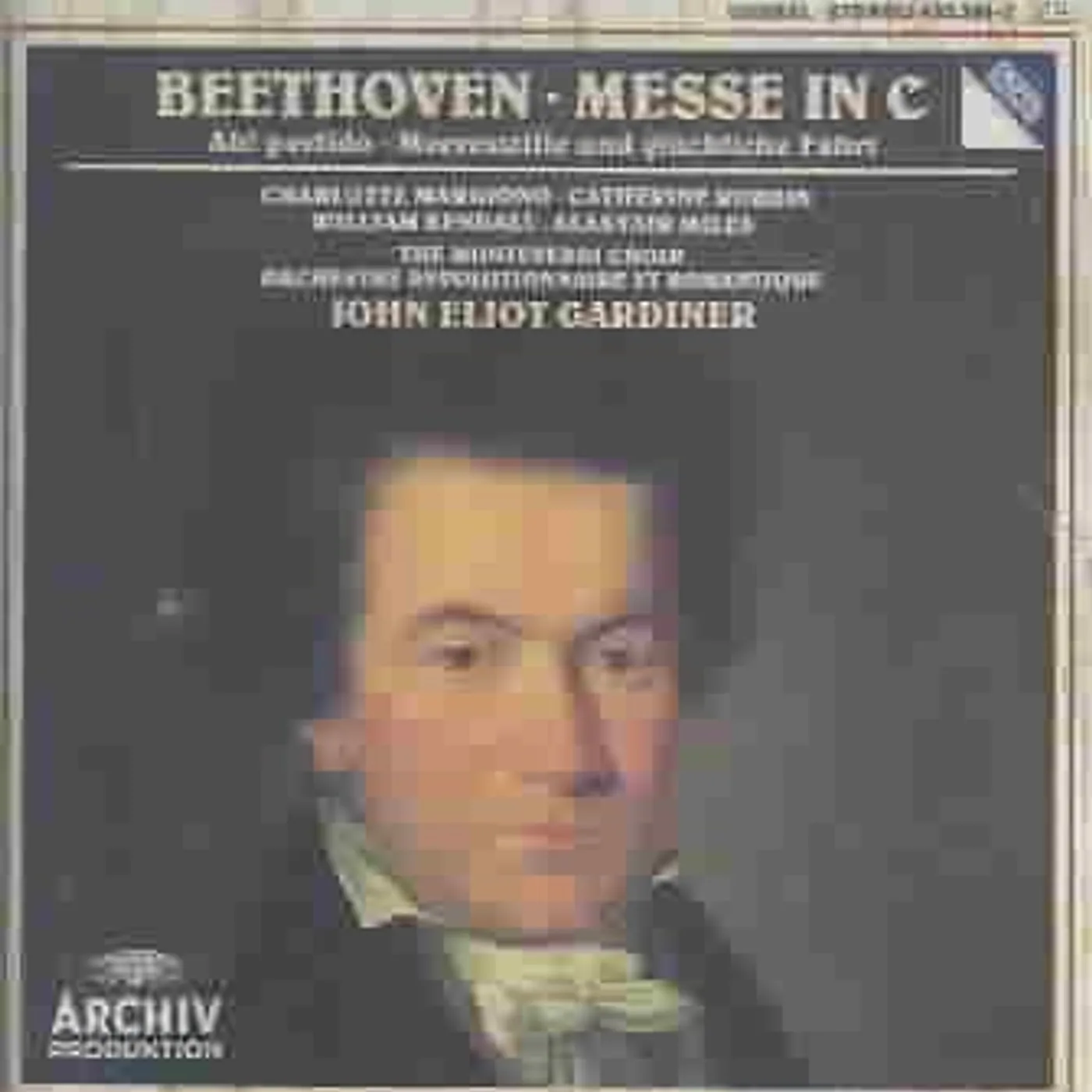Ludwig van Beethoven Mass In C, Opus 86; Ah! Perfido CD