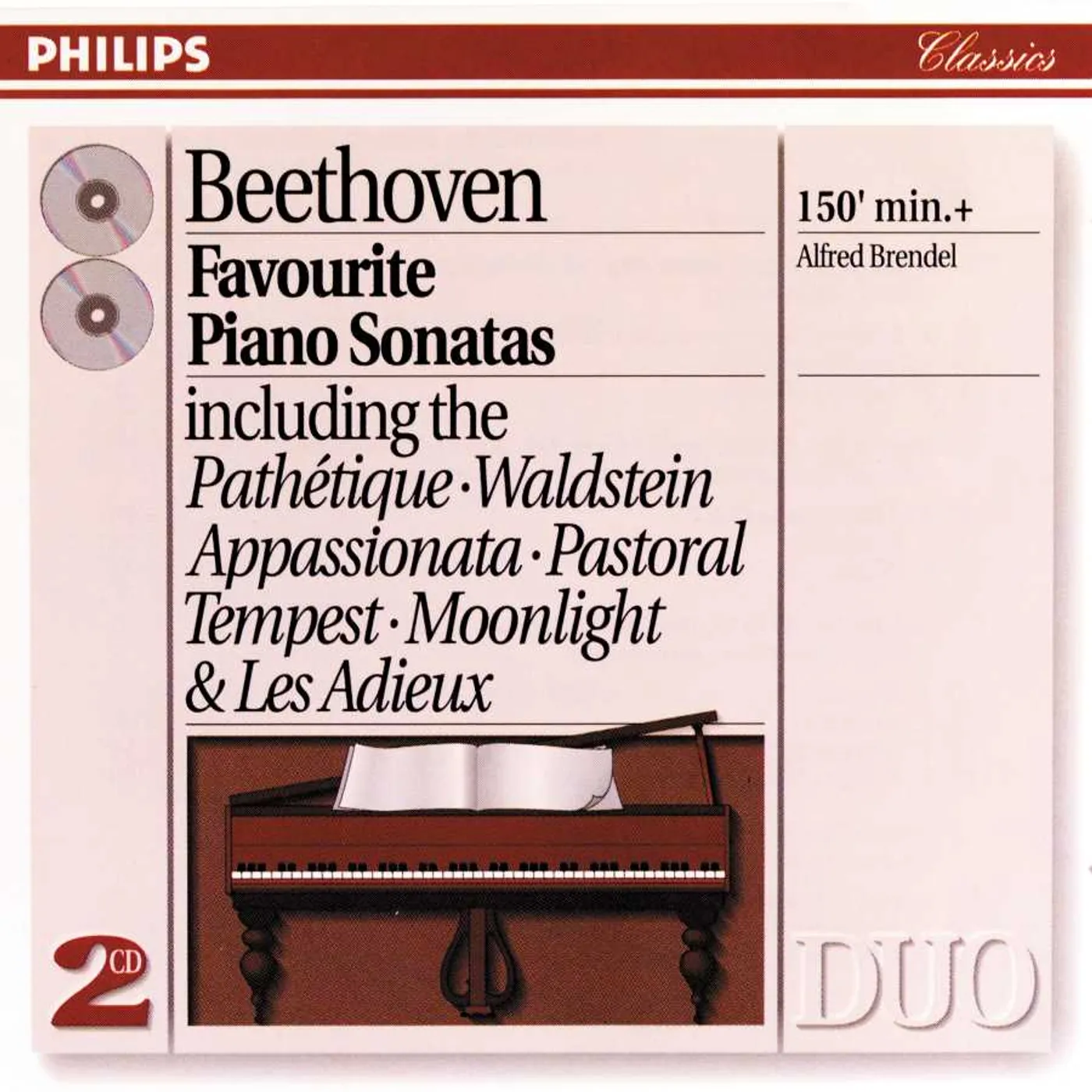 Ludwig van Beethoven Piano Sonatas 8, 14, 15, 17, 21, 23, 26 (2 CD) CD