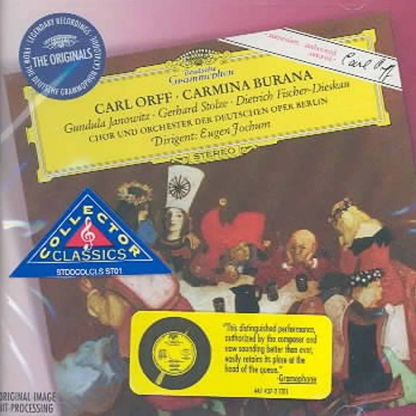 Dietrich Fischer-Dieskau Carmina Burana (Originals) CD