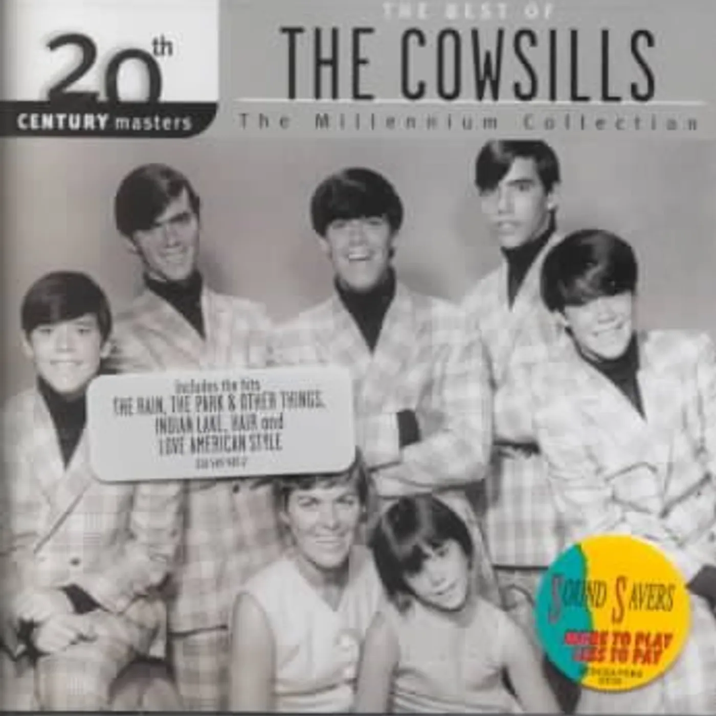 The Cowsills MILLENNIUM COLLECTION: 20TH CENTURY MASTERS CD