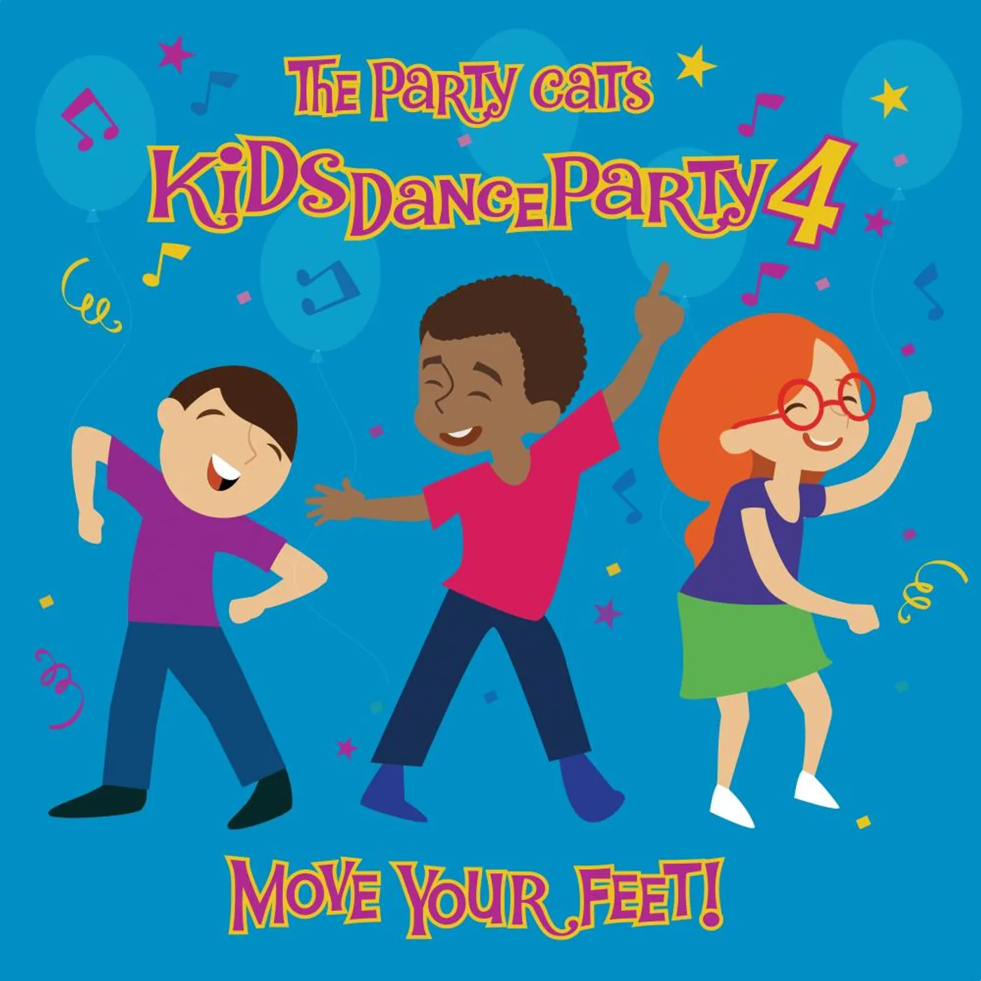 The Party Cats KIDS DANCE PARTY 4: MOVE YOUR FEET CD