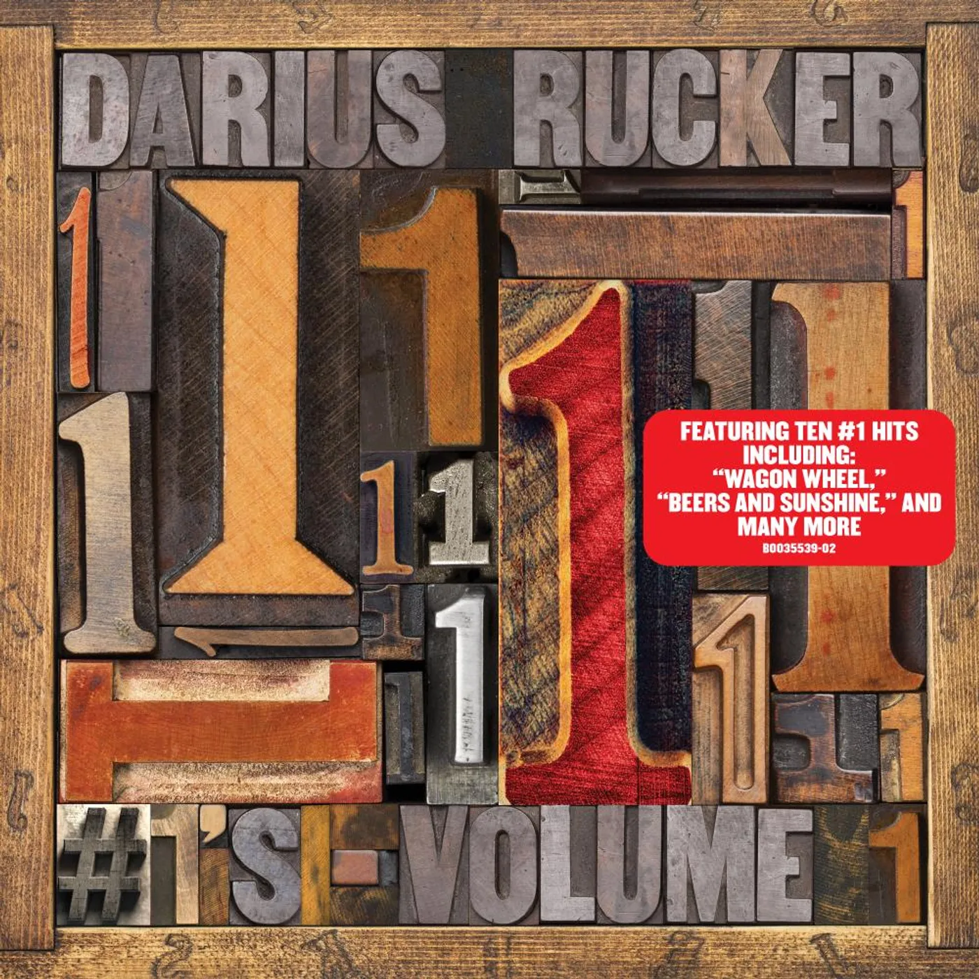 Darius Rucker #1'S VOLUME 1 CD