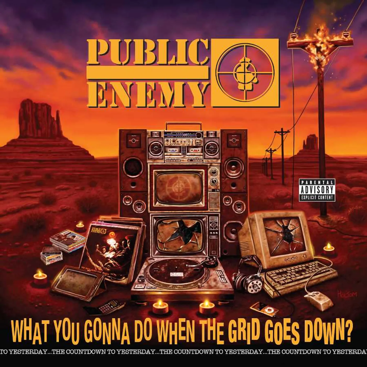 Public Enemy WHAT YOU GONNA DO WHEN THE GRID GOES DOWN CD