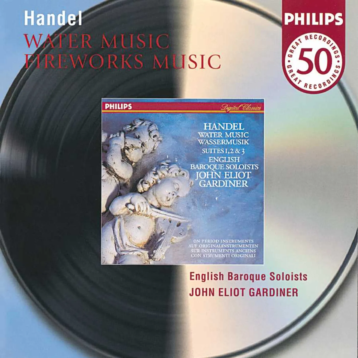 English Baroque Soloists Water Music; Music For The Royal Fireworks CD