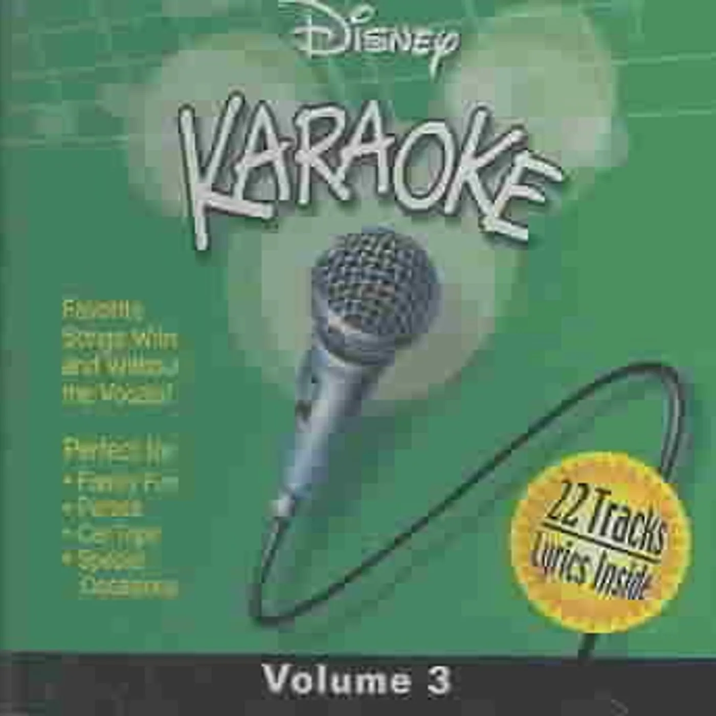 Disney Karaoke, Volume 3 (Jewel) CD