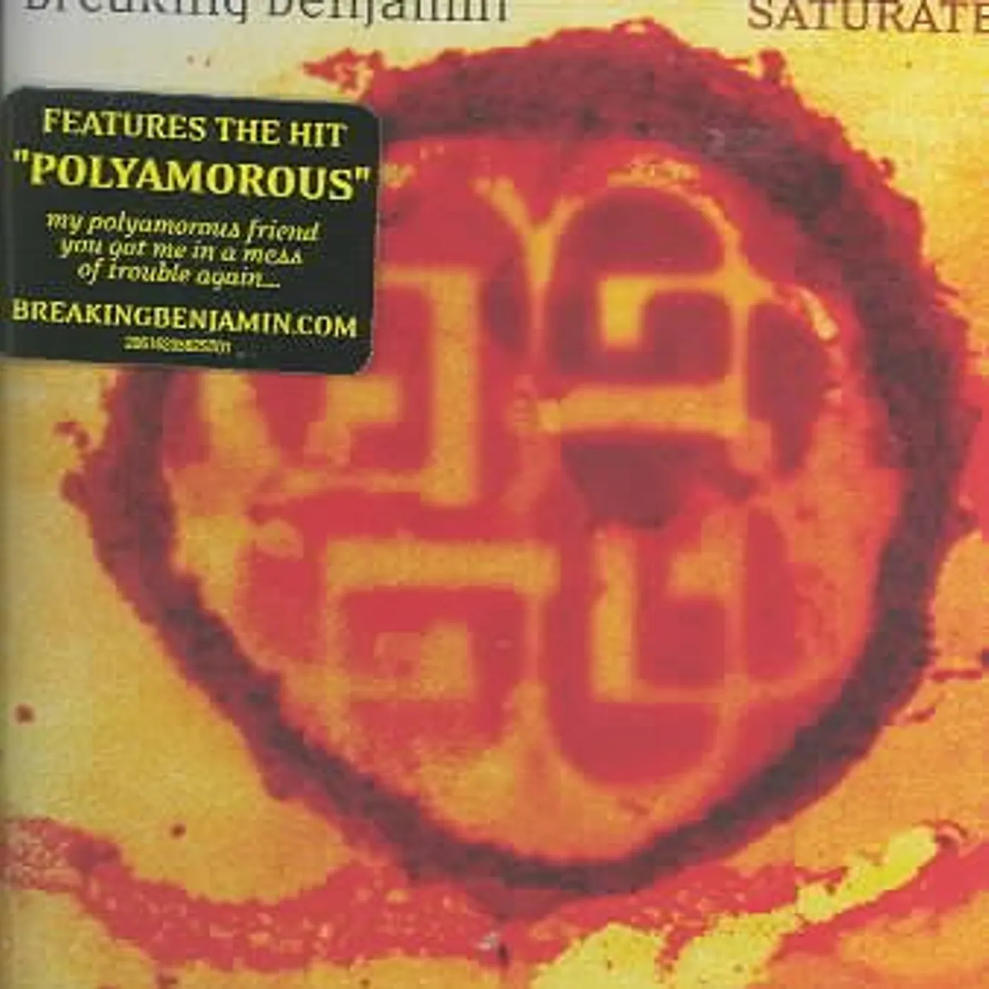 Breaking Benjamin SATURATE CD