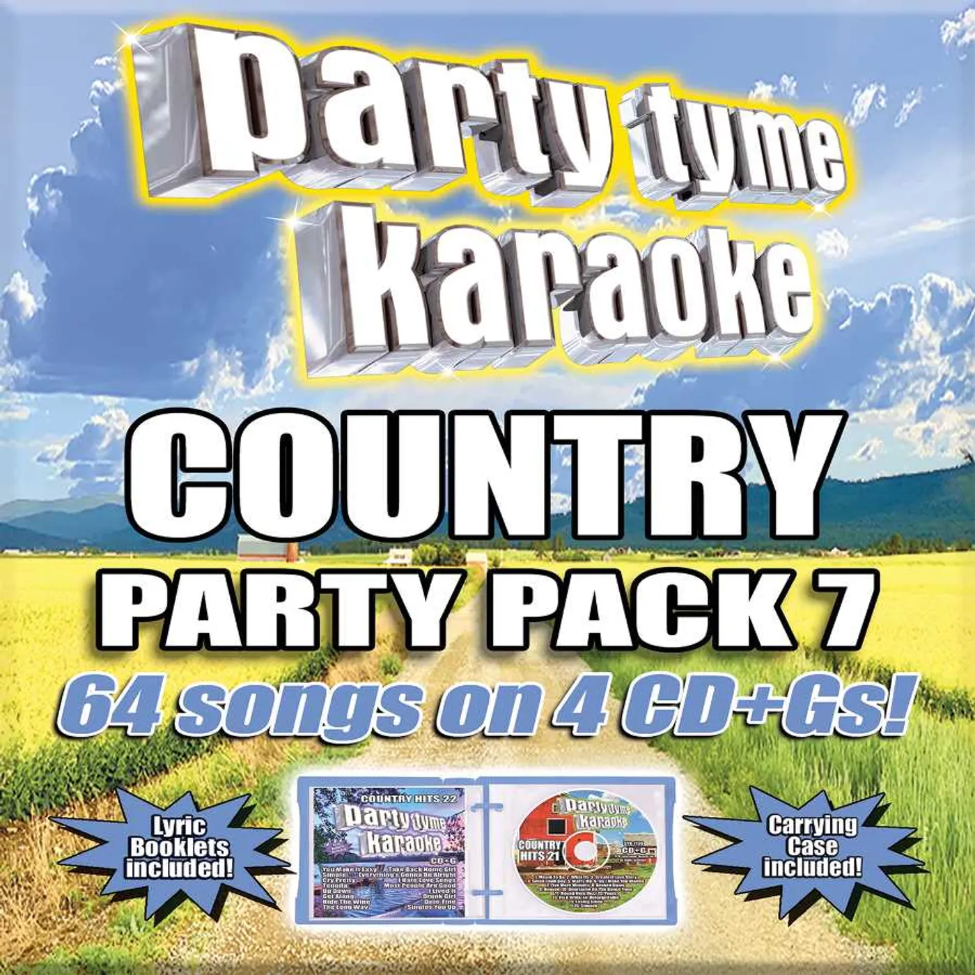 PARTY TYME KARAOKE - COUNTRY PARTY PACK 7 (64-SONG PARTY PACK CD/G) CD