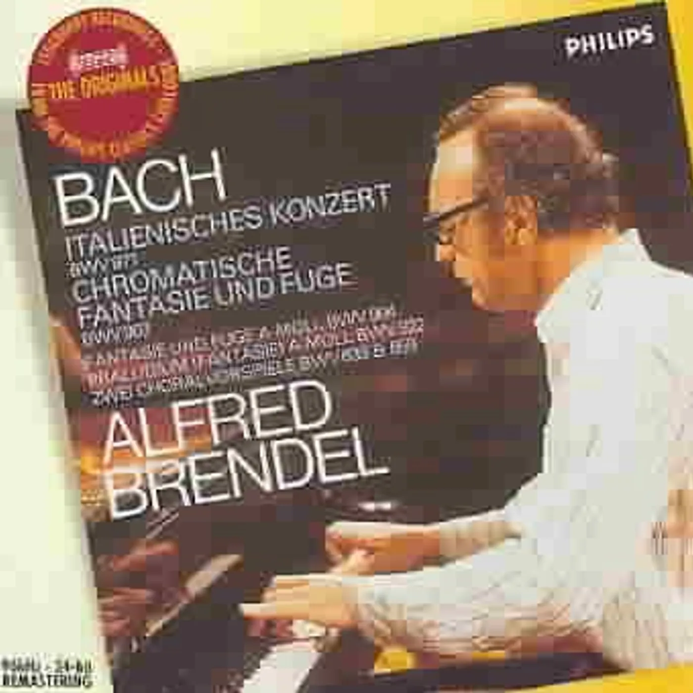 Alfred Brendel  Italian Concerto, Chromatic Fantasy & Fugue CD