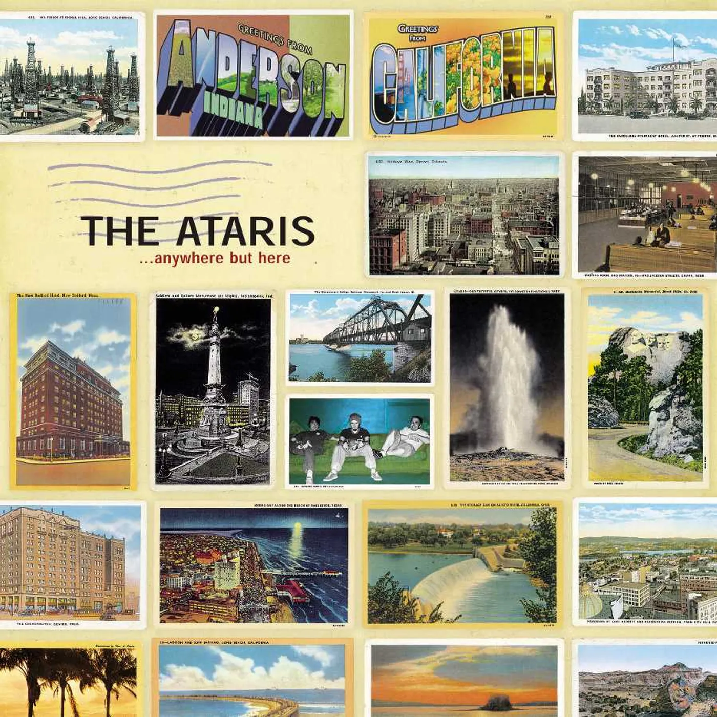The Ataris ANYWHERE BUT HERE CD