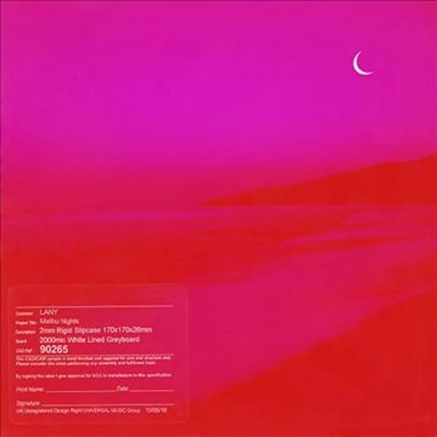 LANY MALIBU NIGHTS CD