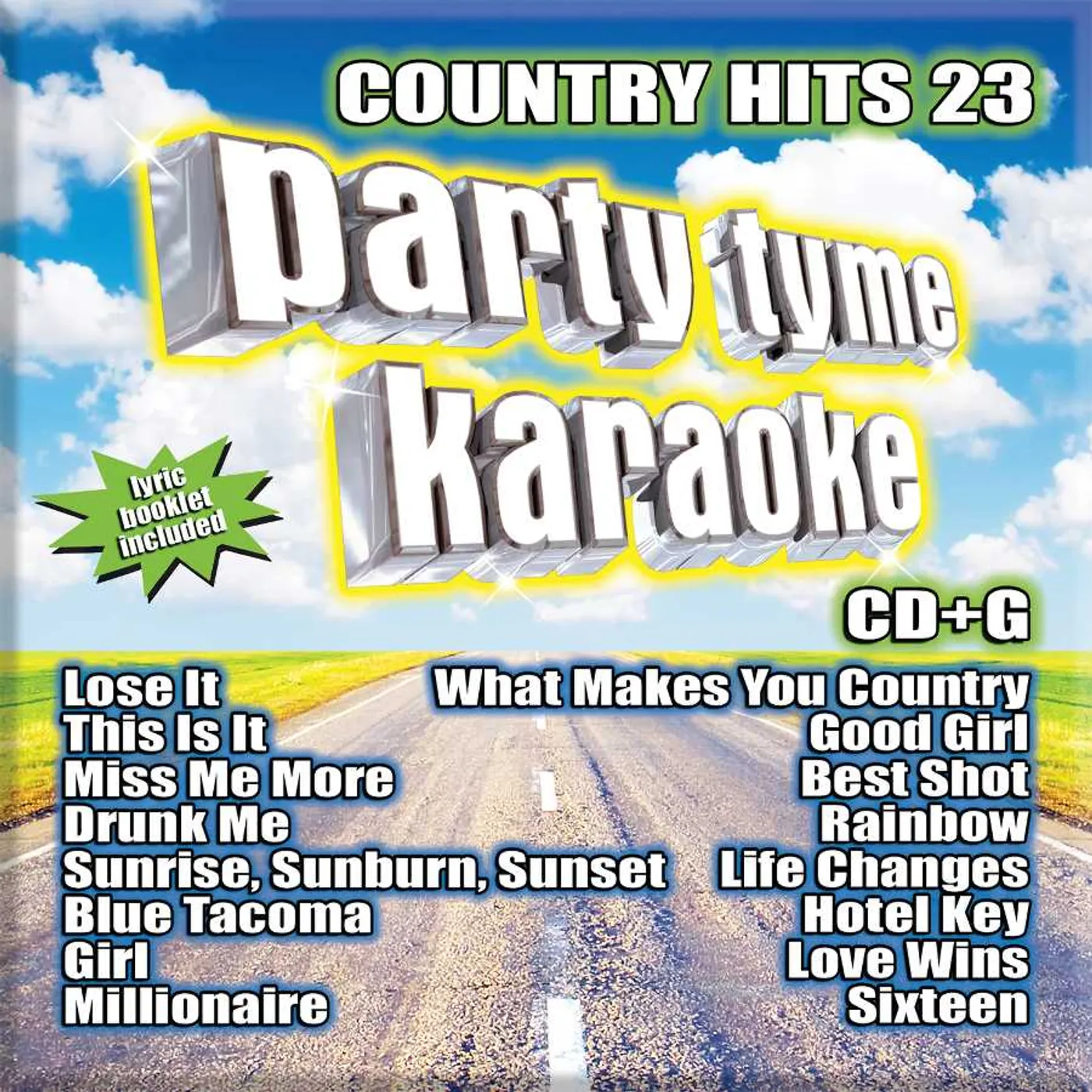 Party Tyme Karaoke COUNTRY HITS 23 CD