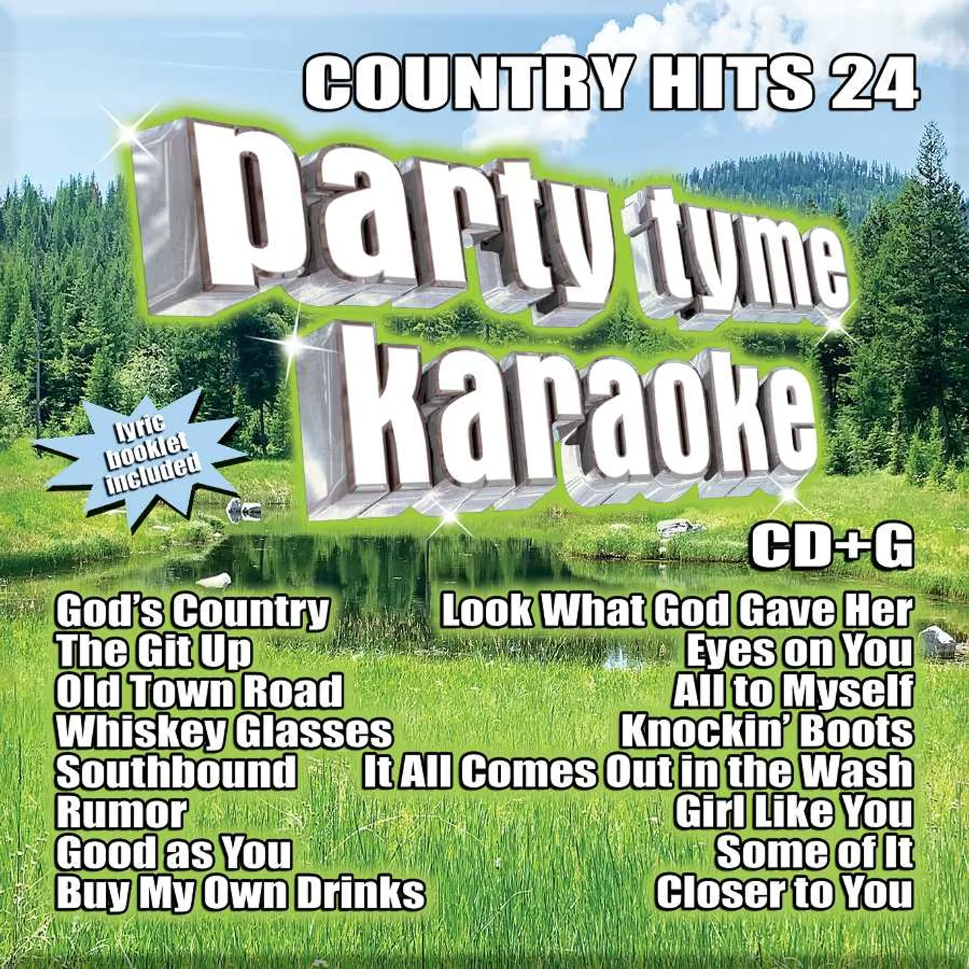 Party Tyme Karaoke COUNTRY HITS 24 (16-SONG CD/G) CD