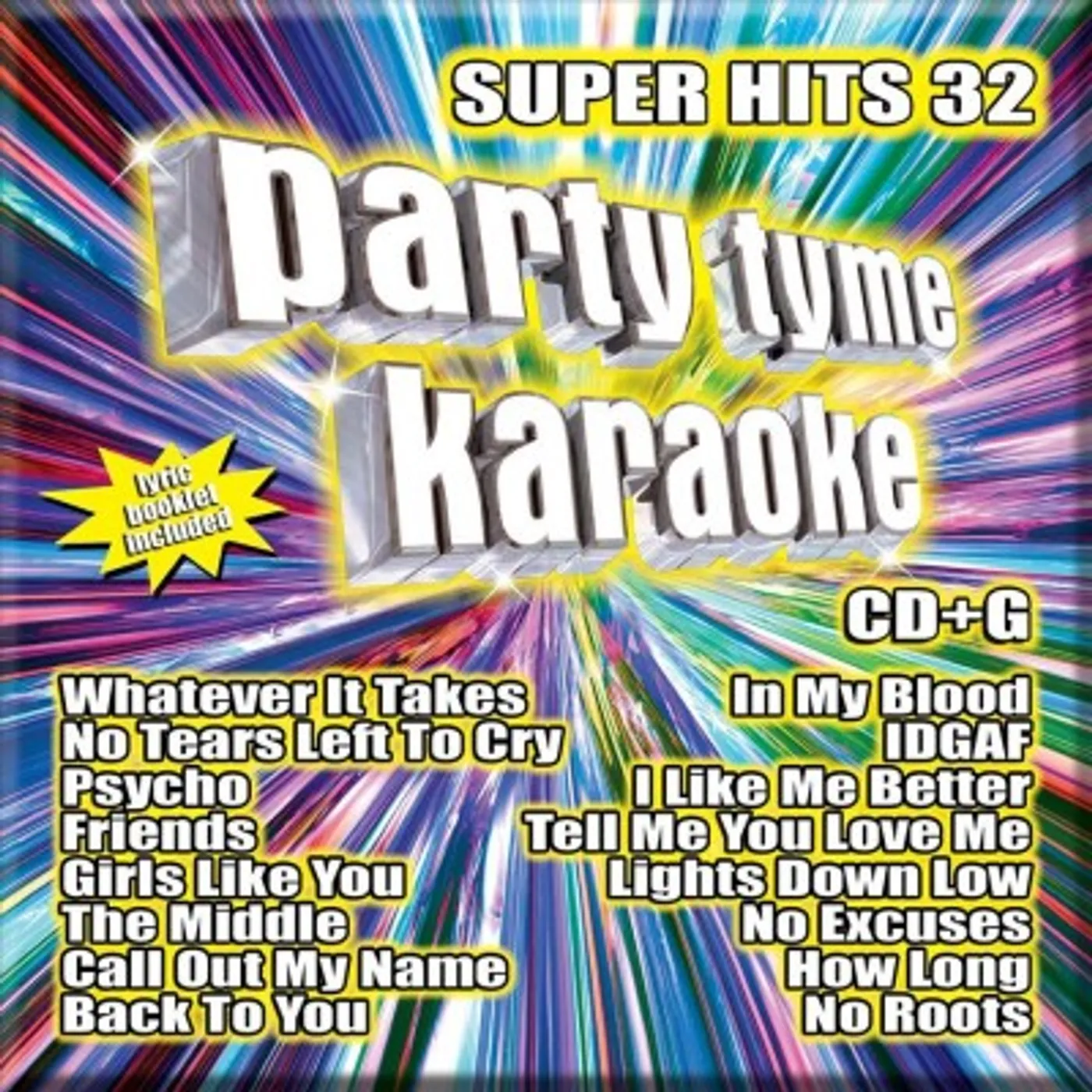 Party Tyme Karaoke SUPER HITS 32 (16-SONG CD+G) CD