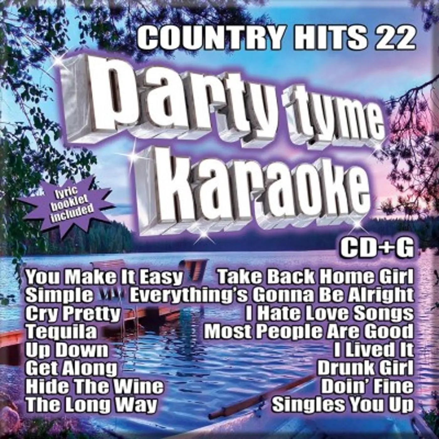 Party Tyme Karaoke COUNTRY HITS 22 (16-SONG CD+G) CD