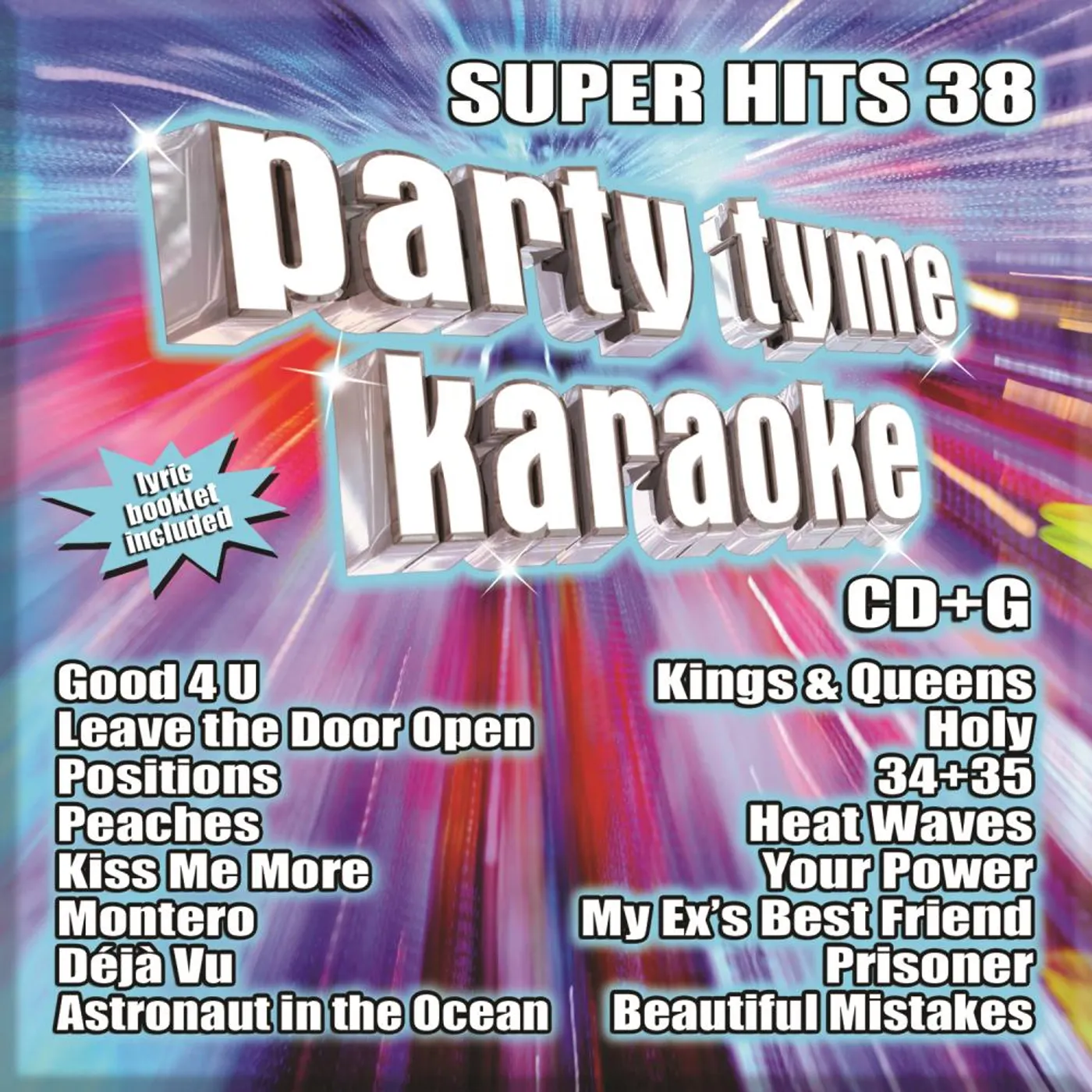 Party Tyme Karaoke SUPER HITS 38 CD