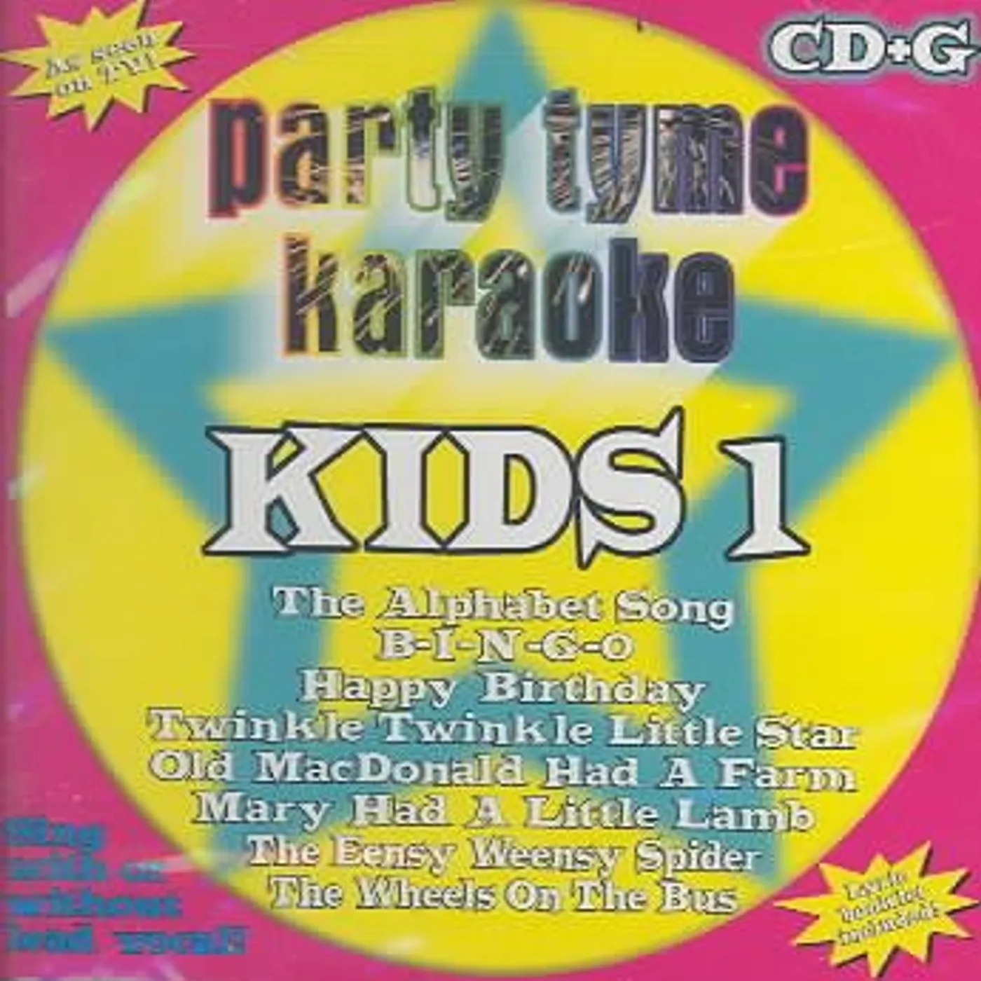 Party Tyme Karaoke - Kids 1 (8+8-song CD+G) CD