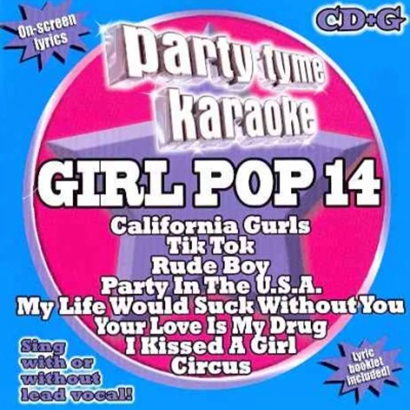 Party Tyme Karaoke - Girl Pop 14 (8+8-song CD+G) CD
