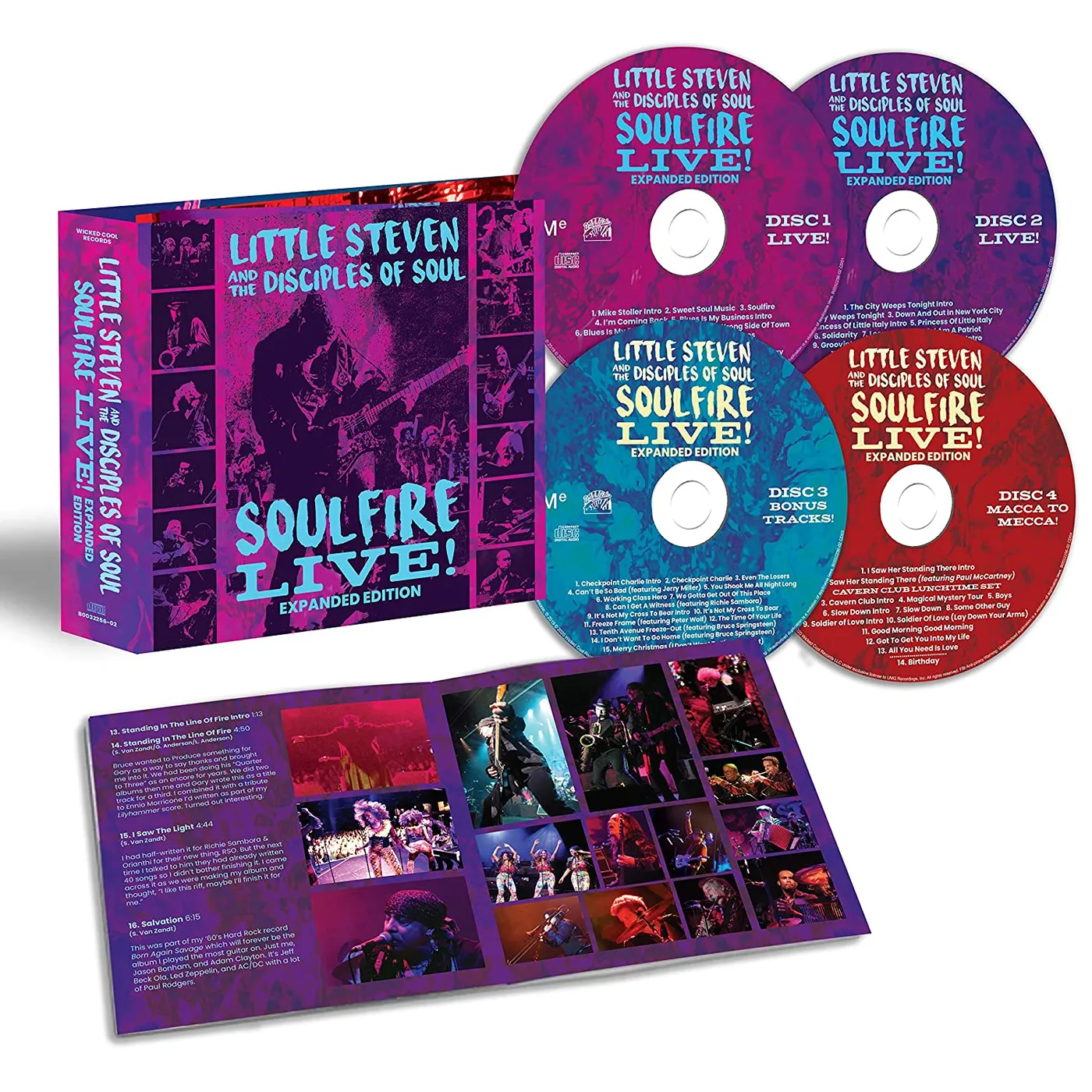 Little Steven & The Disciples Of Soul SOULFIRE LIVE! (EXPANDED EDITION/4CD) CD