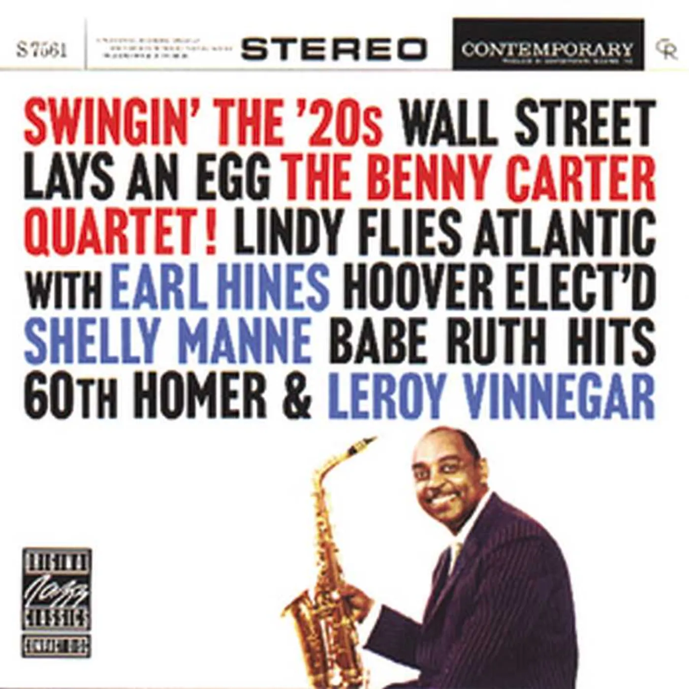 Benny Carter Swingin' The '20s CD