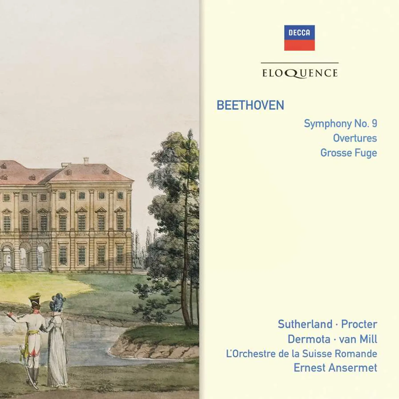 Ernest Ansermet Eloq: Beethoven: Symphony No. 9; Overtures - Prometheus, Fidelio (2 CD) CD