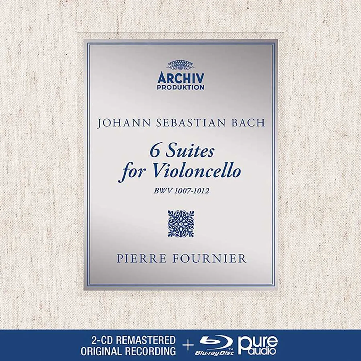Pierre Fournier Bach, J.S.: The Cello Suites (2 CD/Blu-ray Audio) CD