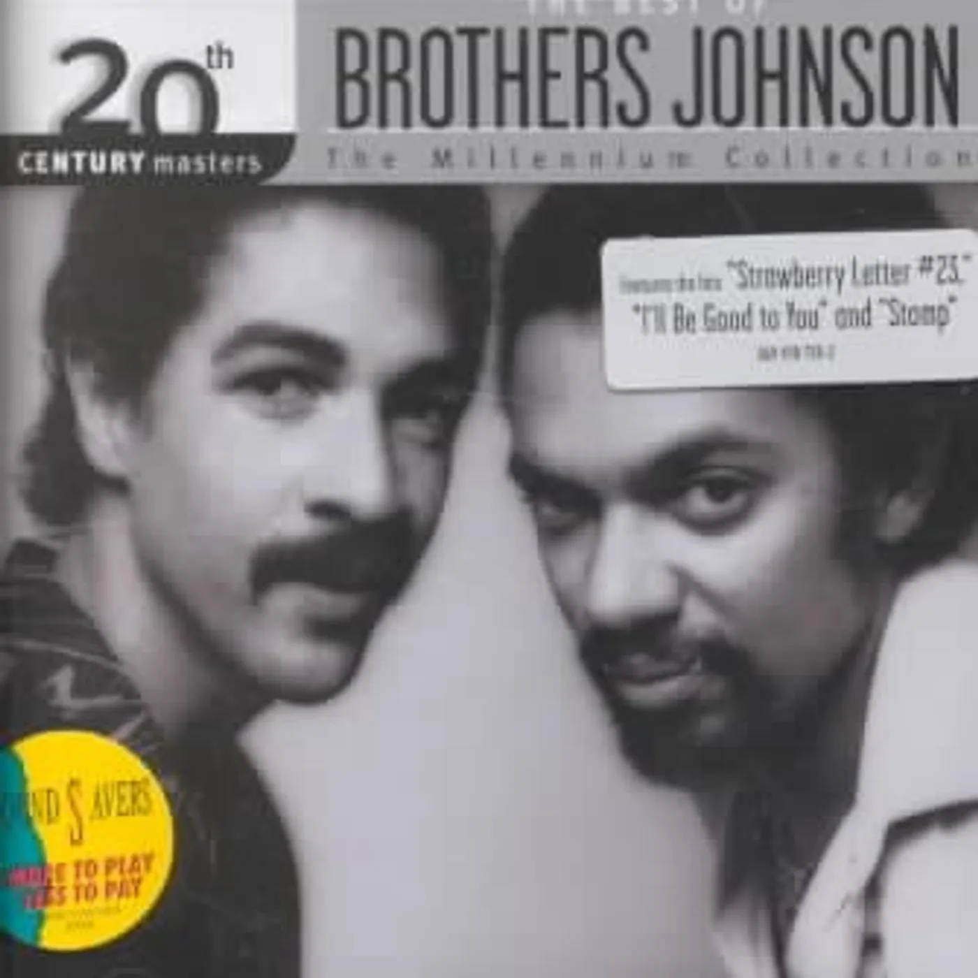 The Brothers Johnson MILLENNIUM COLLECTION: 20TH CENTURY MASTERS CD