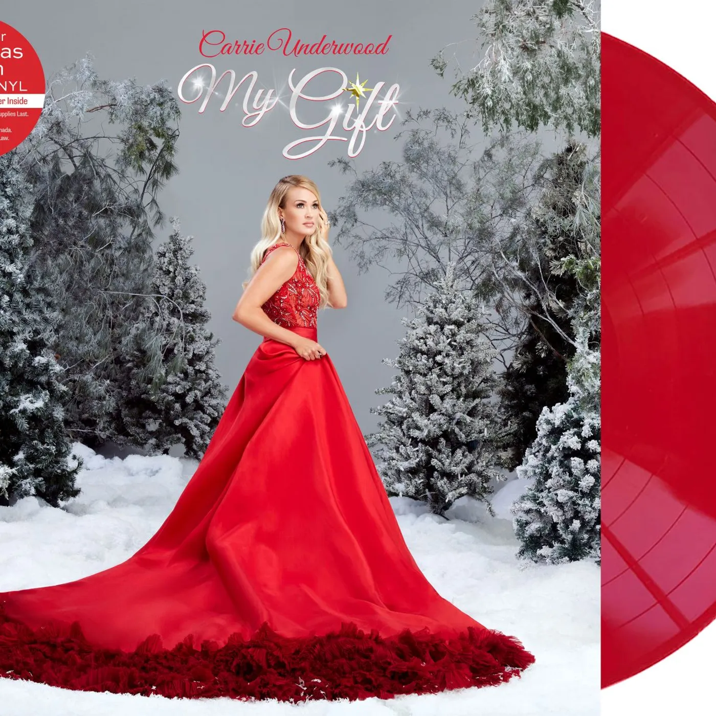 Carrie Underwood MY GIFT (RED VINYL) Vinyl Record