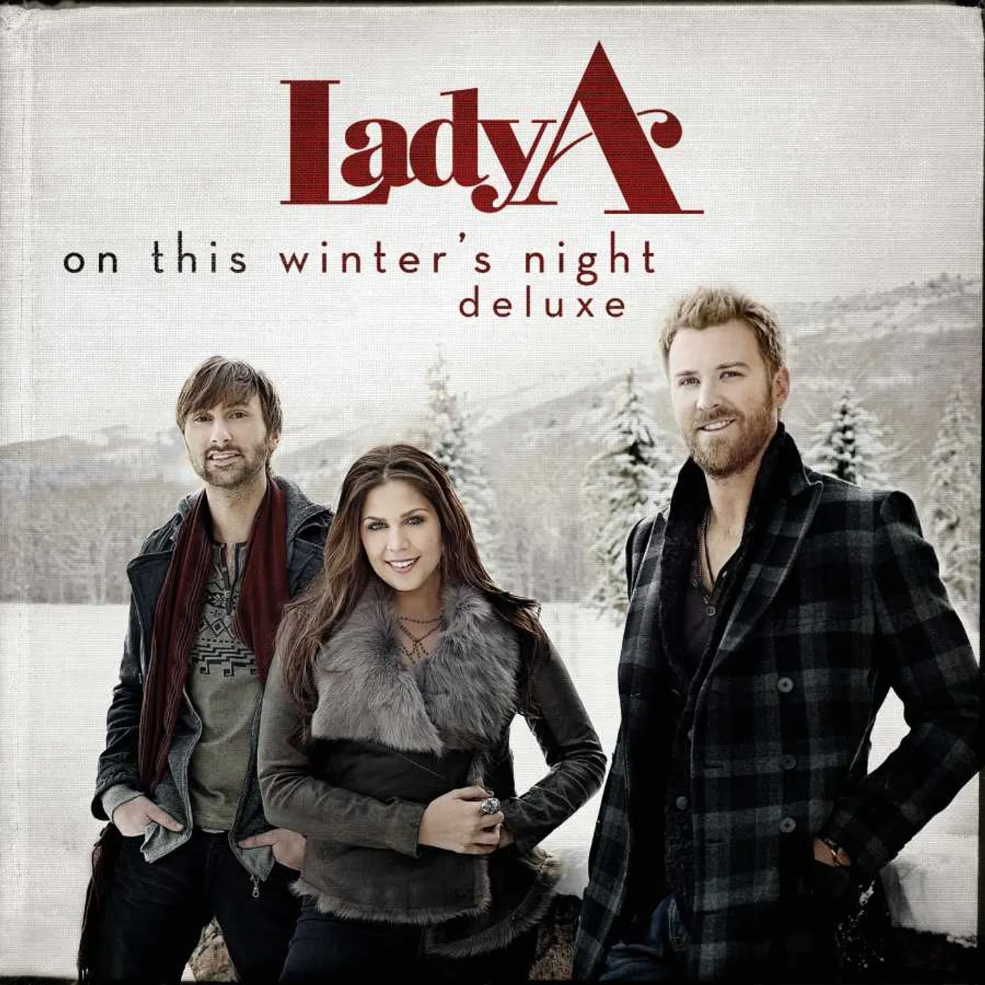 Lady A On This Winter's Night (DELUXE/2LP/RED VINYL) Vinyl Record
