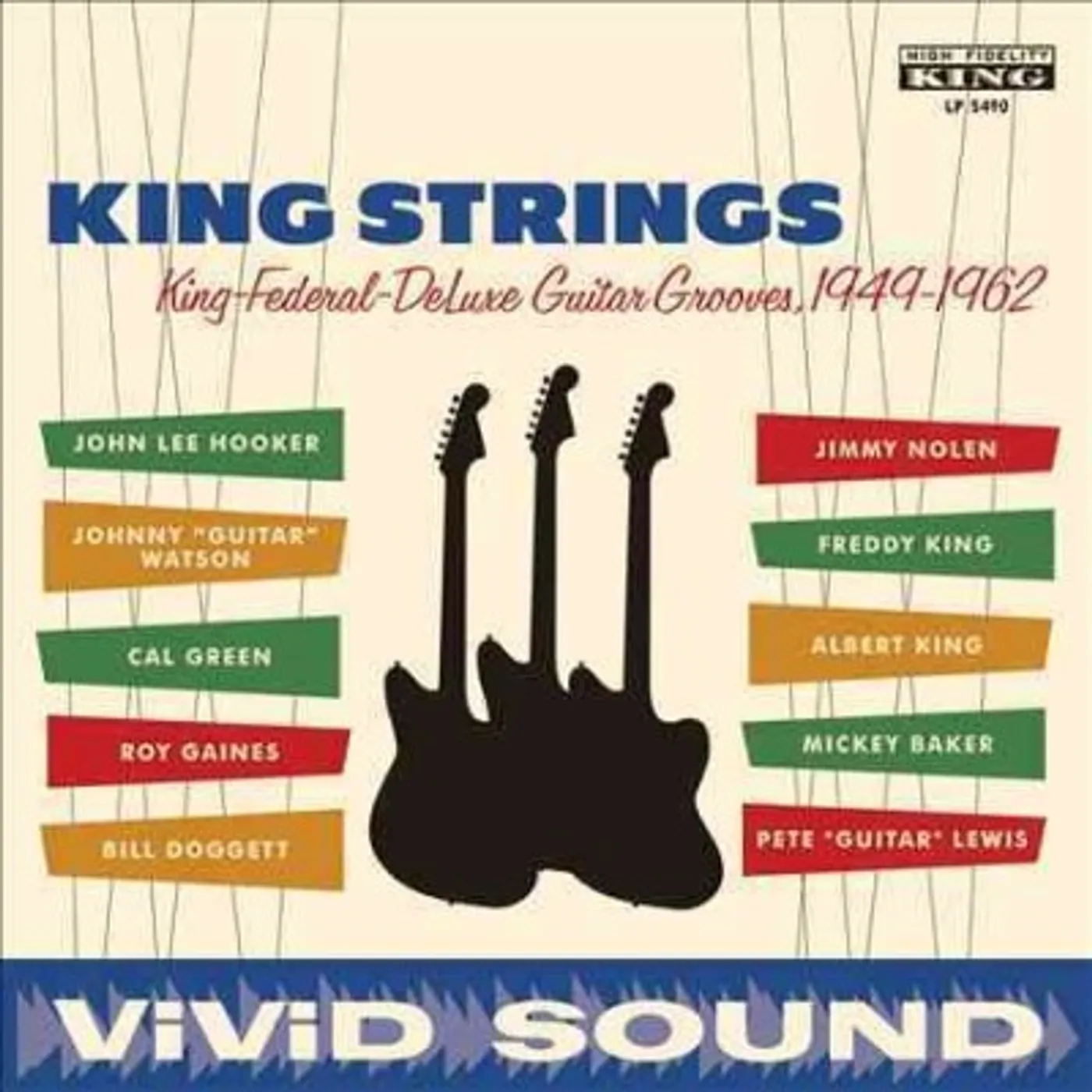 KING STRINGS King-Federal-Deluxe Guitar Grooves, 1949-1962 Vinyl Record