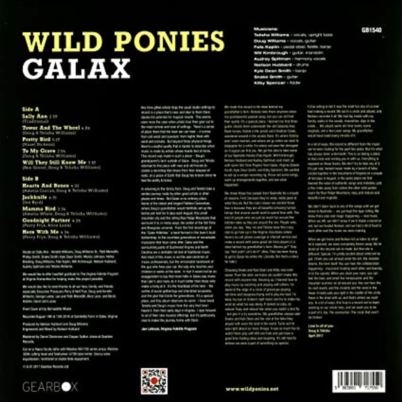 Wild Ponies Galax Vinyl Record