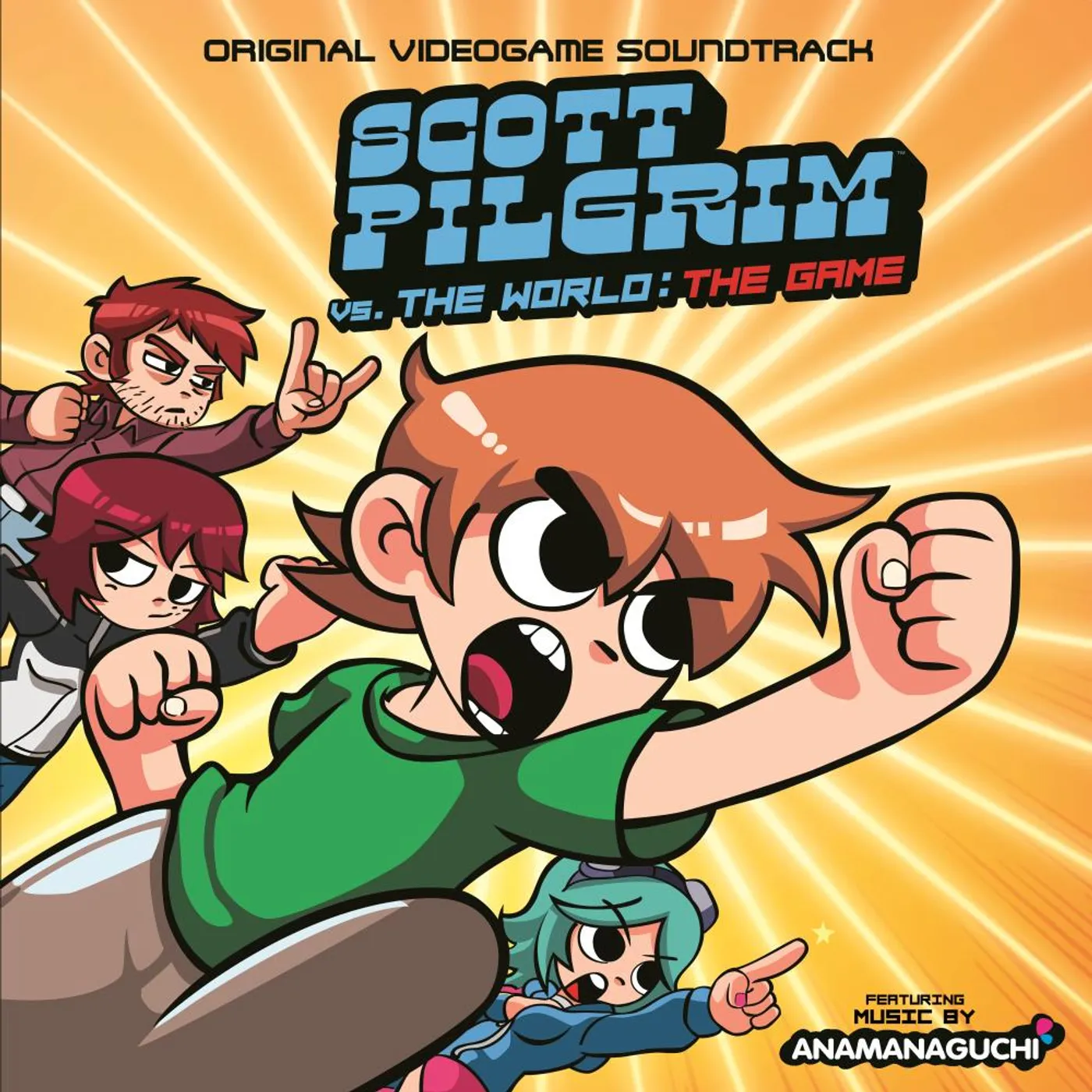 Anamanaguchi Scott Pilgrim Vs. The World: The Game (Original Videogame Soundtrack) (Translucent Orange LP) Vinyl Record