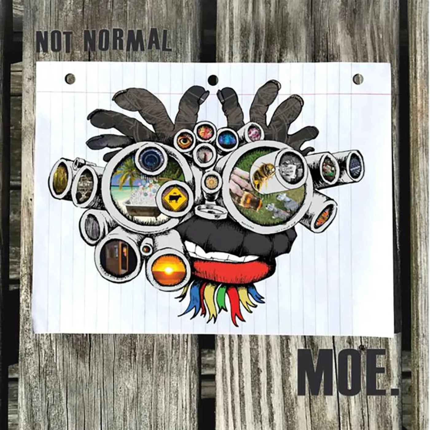 moe. NOT NORMAL (BLUE GALAXY VINYL) Vinyl Record