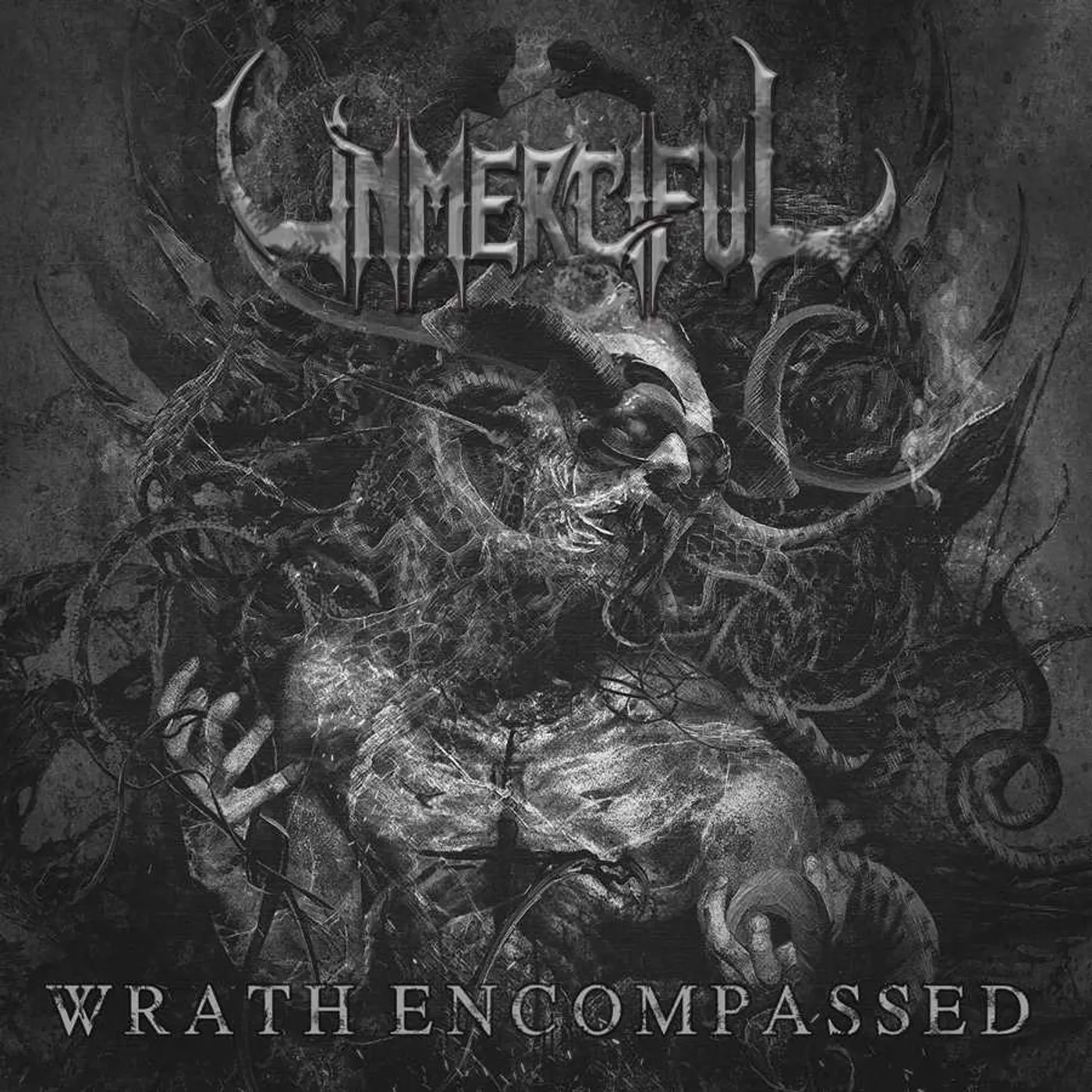 Unmerciful WRATH ENCOMPASSED (MIXED COLOR VINYL) Vinyl Record