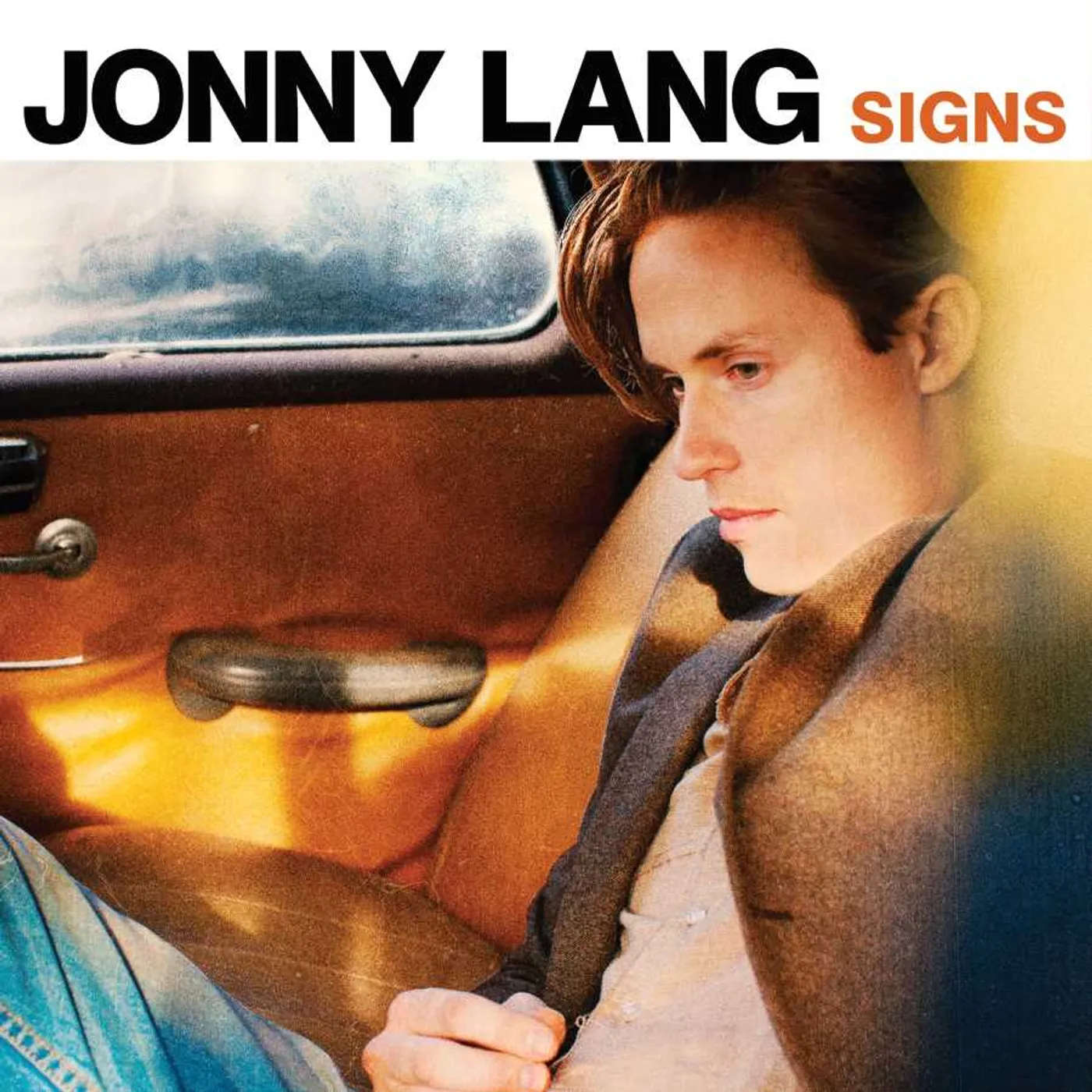 Jonny Lang Signs Vinyl Record